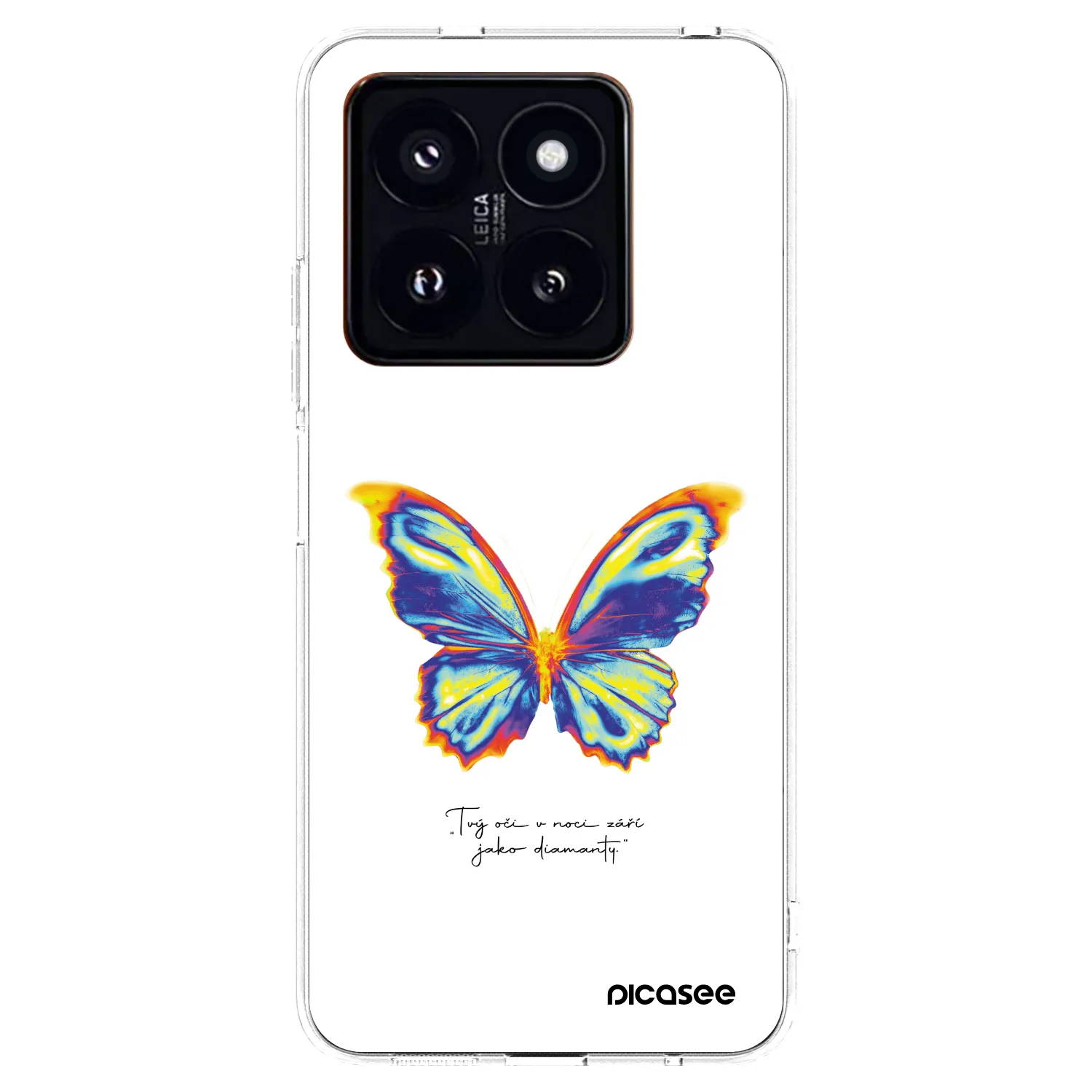 Picasee silikonový průhledný obal pro Xiaomi 14 Pro - Diamanty White