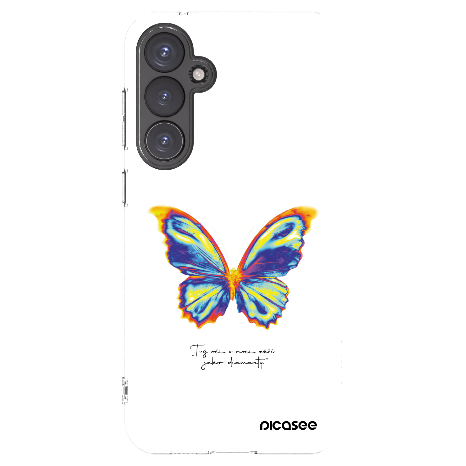 Picasee silikonový průhledný obal pro Samsung Galaxy S23 FE S711B - Diamanty White