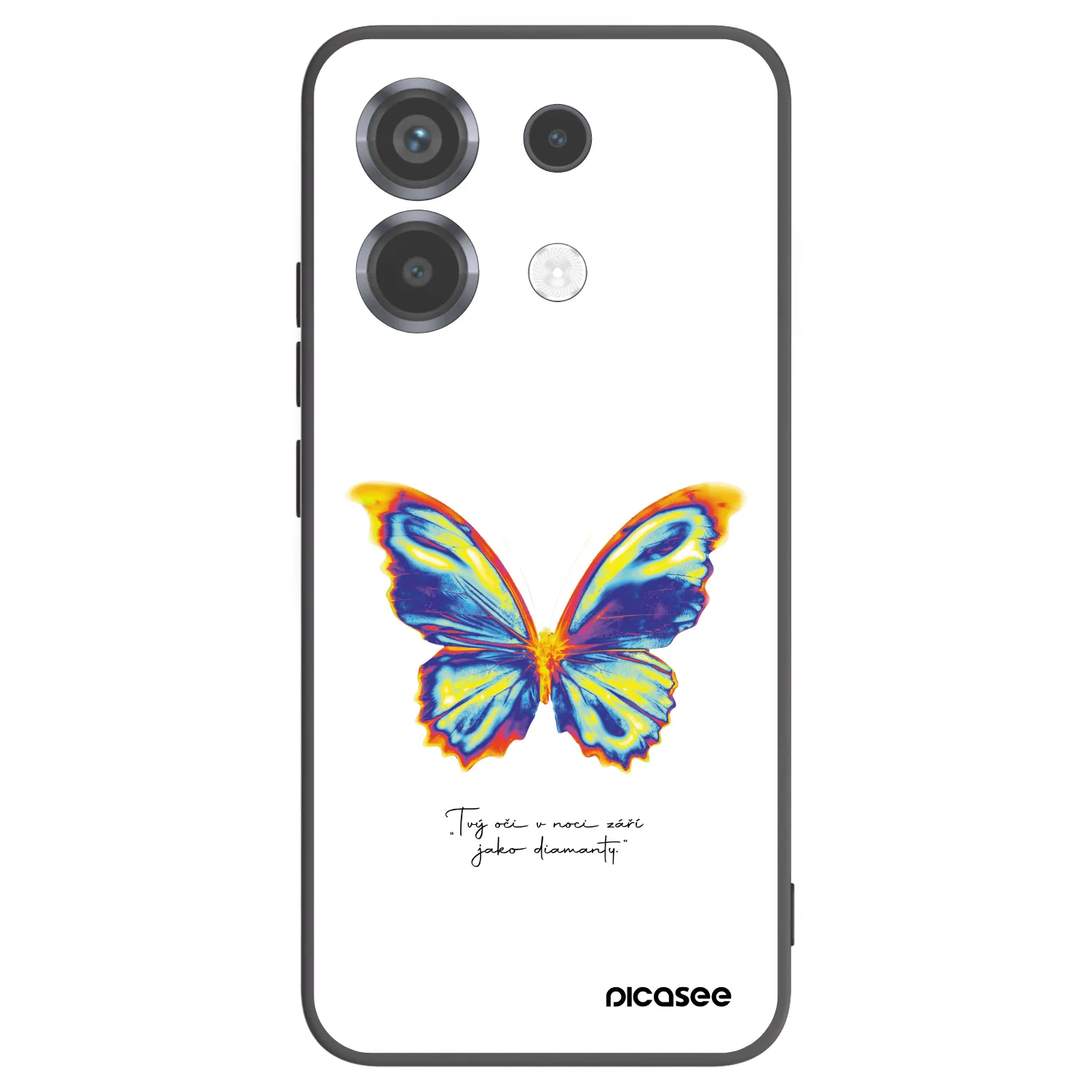 Picasee silikonový černý obal pro Xiaomi Poco X6 - Diamanty White