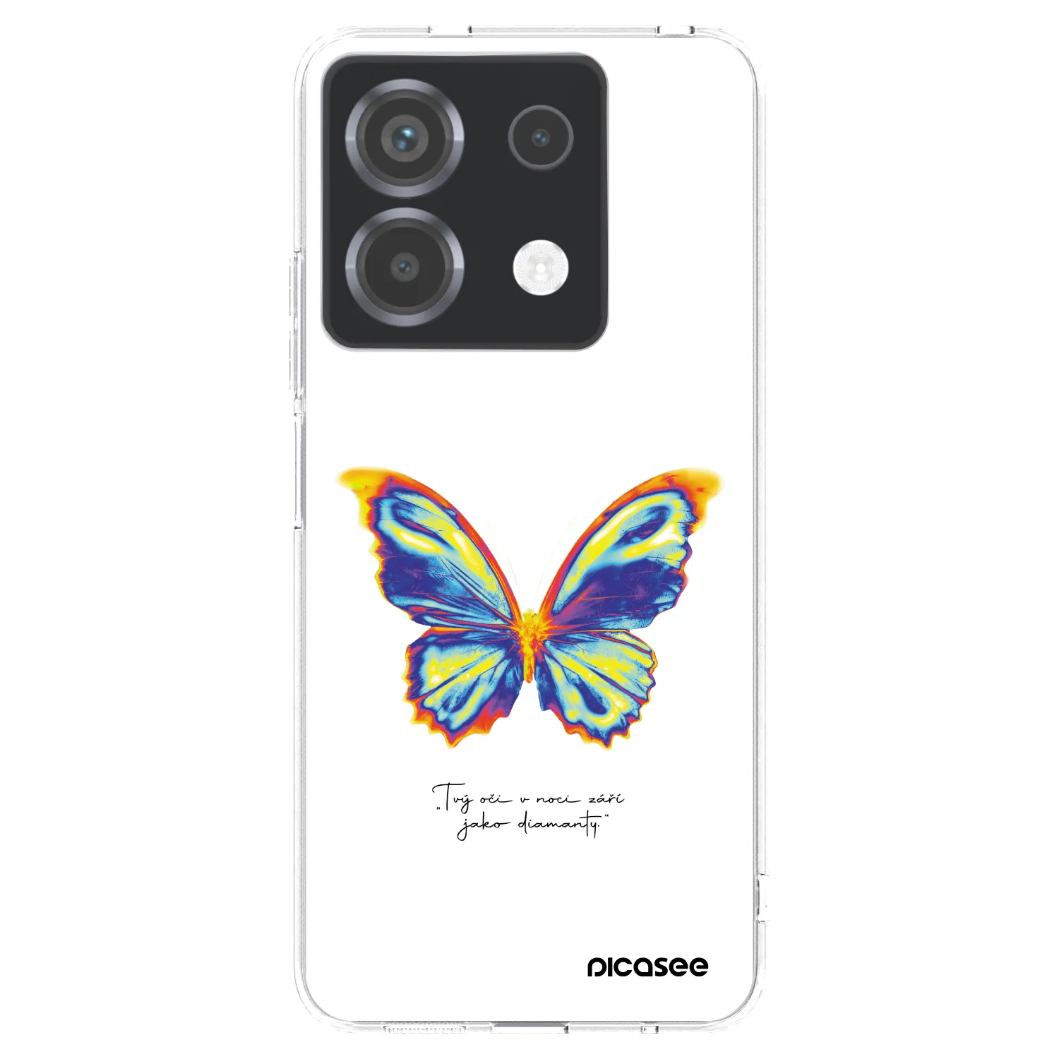 Picasee silikonový průhledný obal pro Xiaomi Poco X6 - Diamanty White