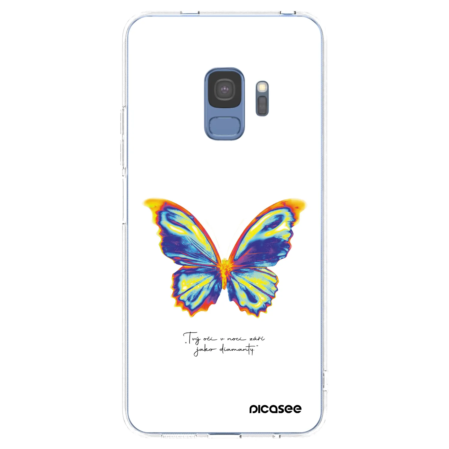 Picasee silikonový průhledný obal pro Samsung Galaxy S9 G960F - Diamanty White