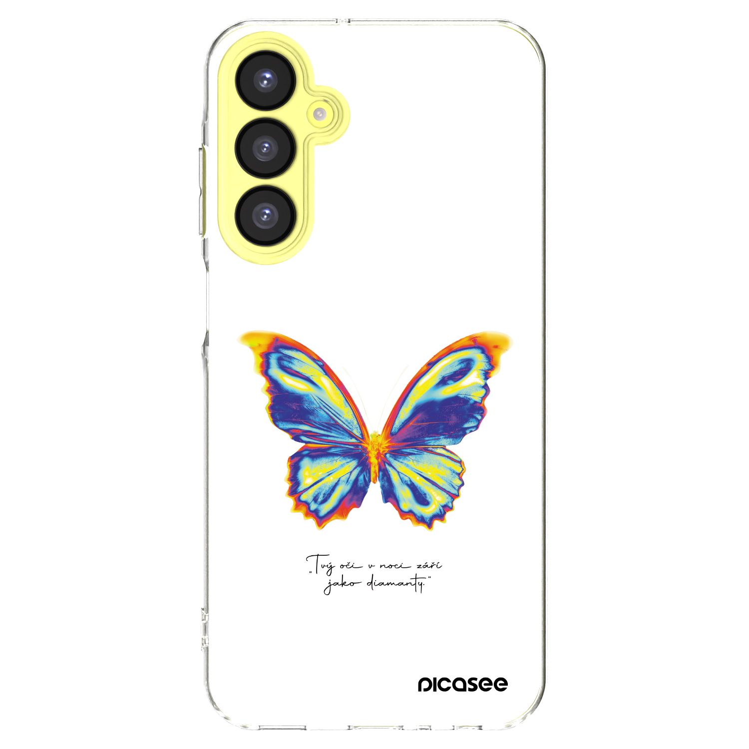 Picasee silikonový průhledný obal pro Samsung Galaxy A25 A256B 5G - Diamanty White