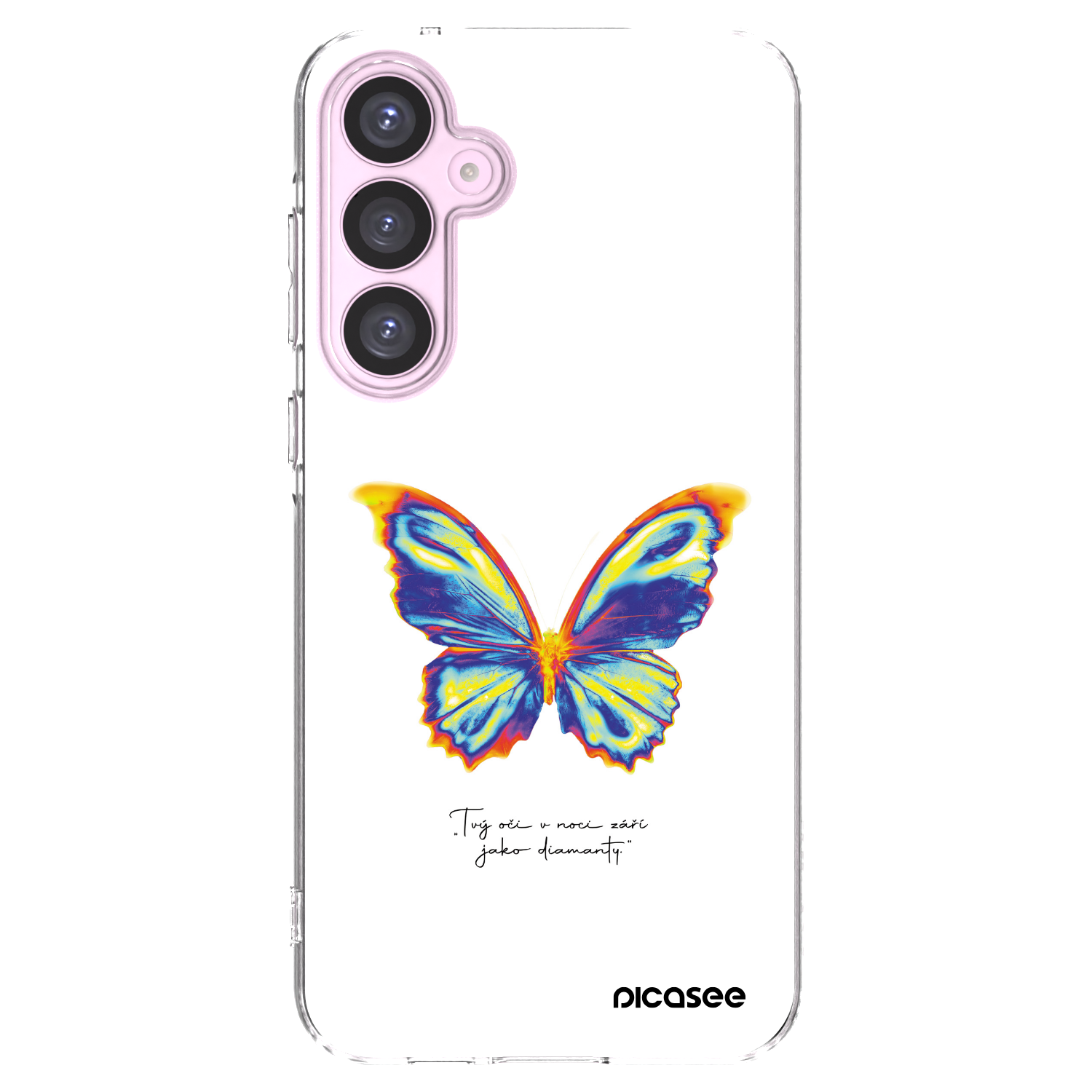 Picasee silikonový průhledný obal pro Samsung Galaxy A55 5G A556B - Diamanty White