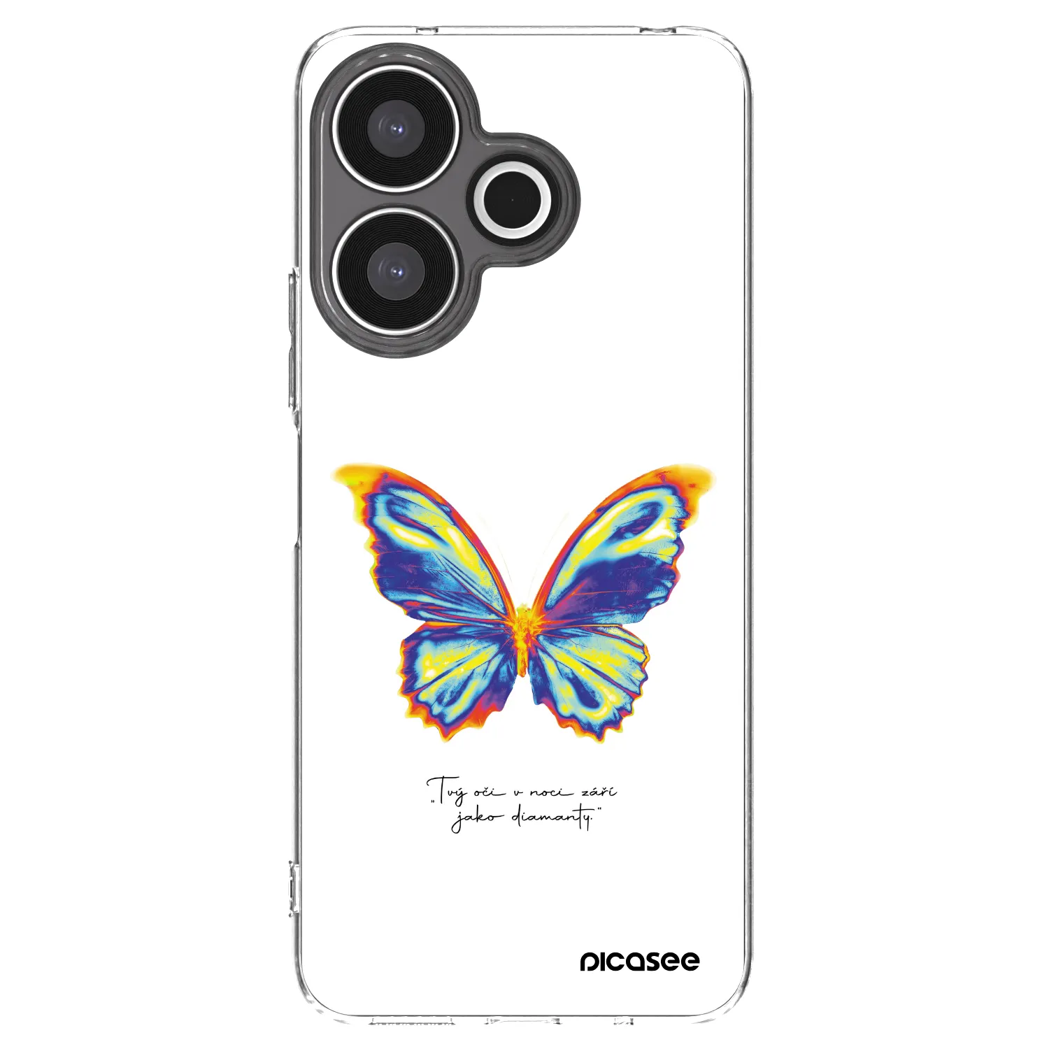 Picasee silikonový průhledný obal pro Xiaomi Redmi 13 4G - Diamanty White