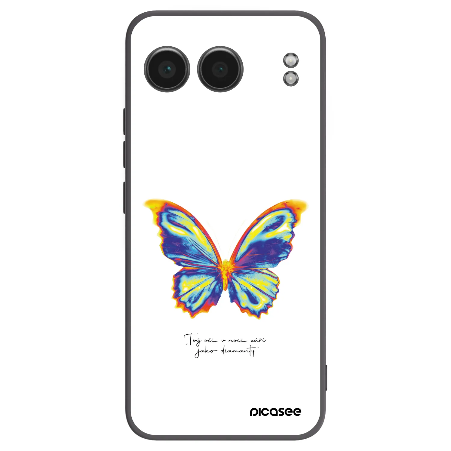 Picasee silikonový černý obal pro OnePlus Nord 4 - Diamanty White