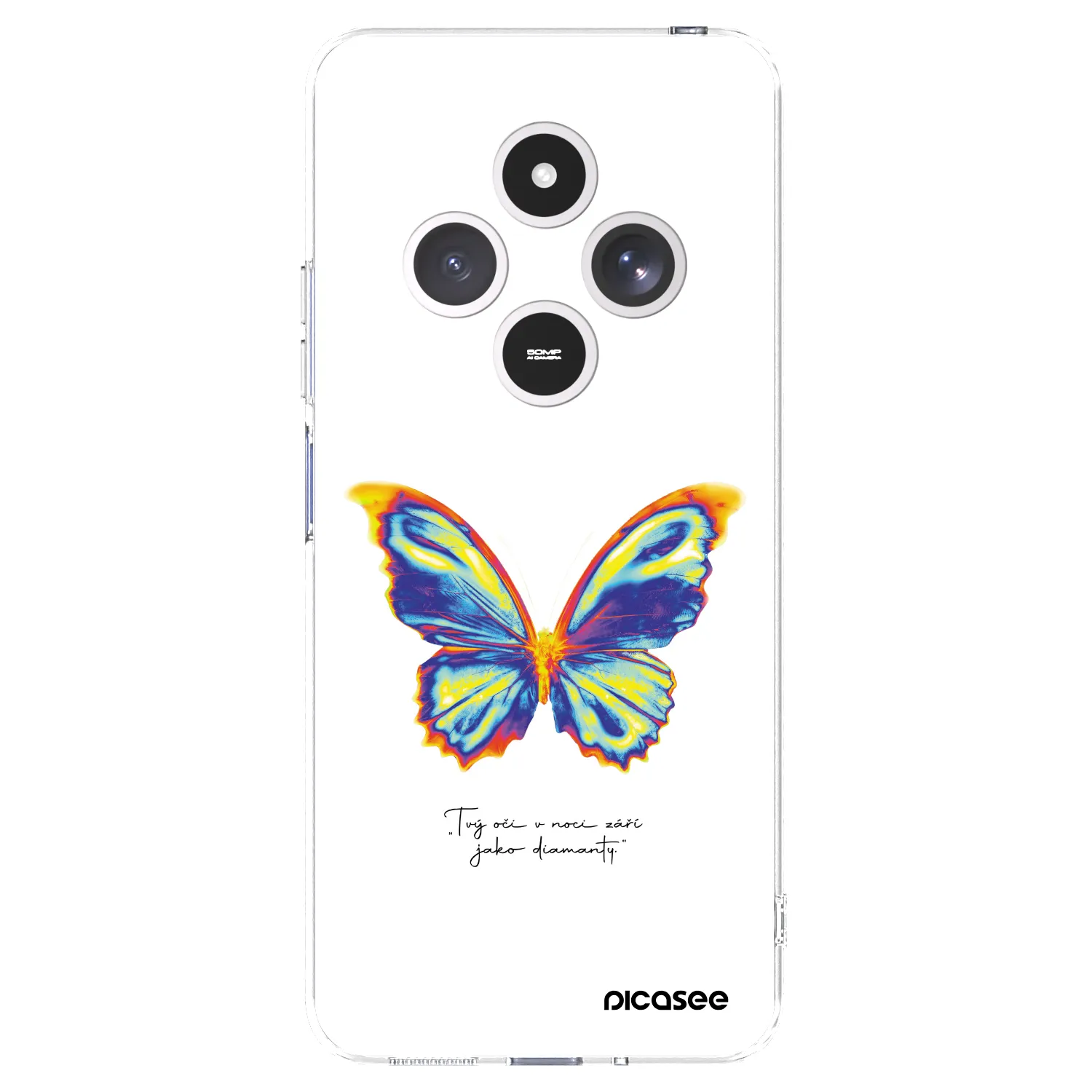 Picasee silikonový průhledný obal pro Xiaomi Redmi 14C - Diamanty White