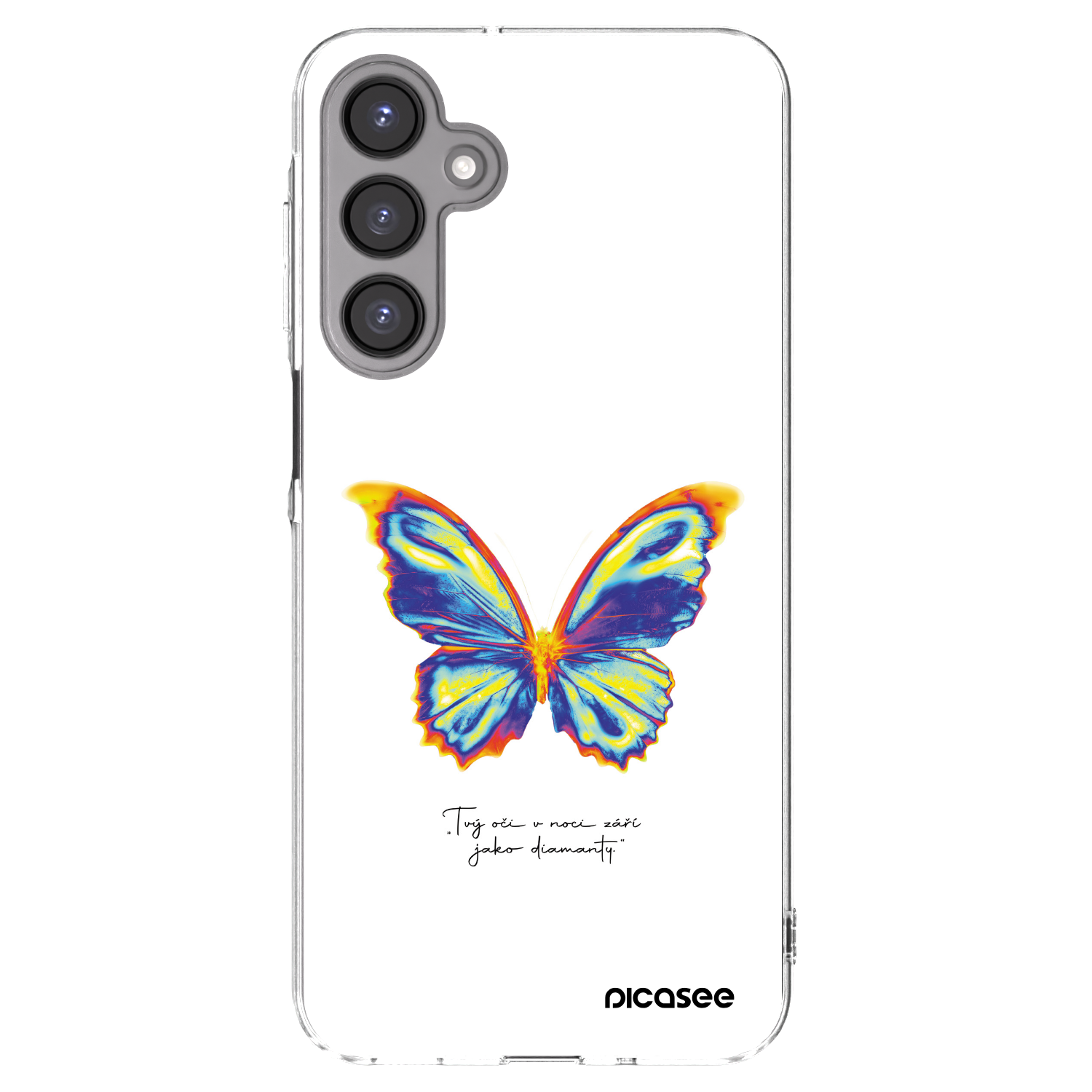 Picasee silikonový průhledný obal pro Samsung Galaxy A16 5G - Diamanty White