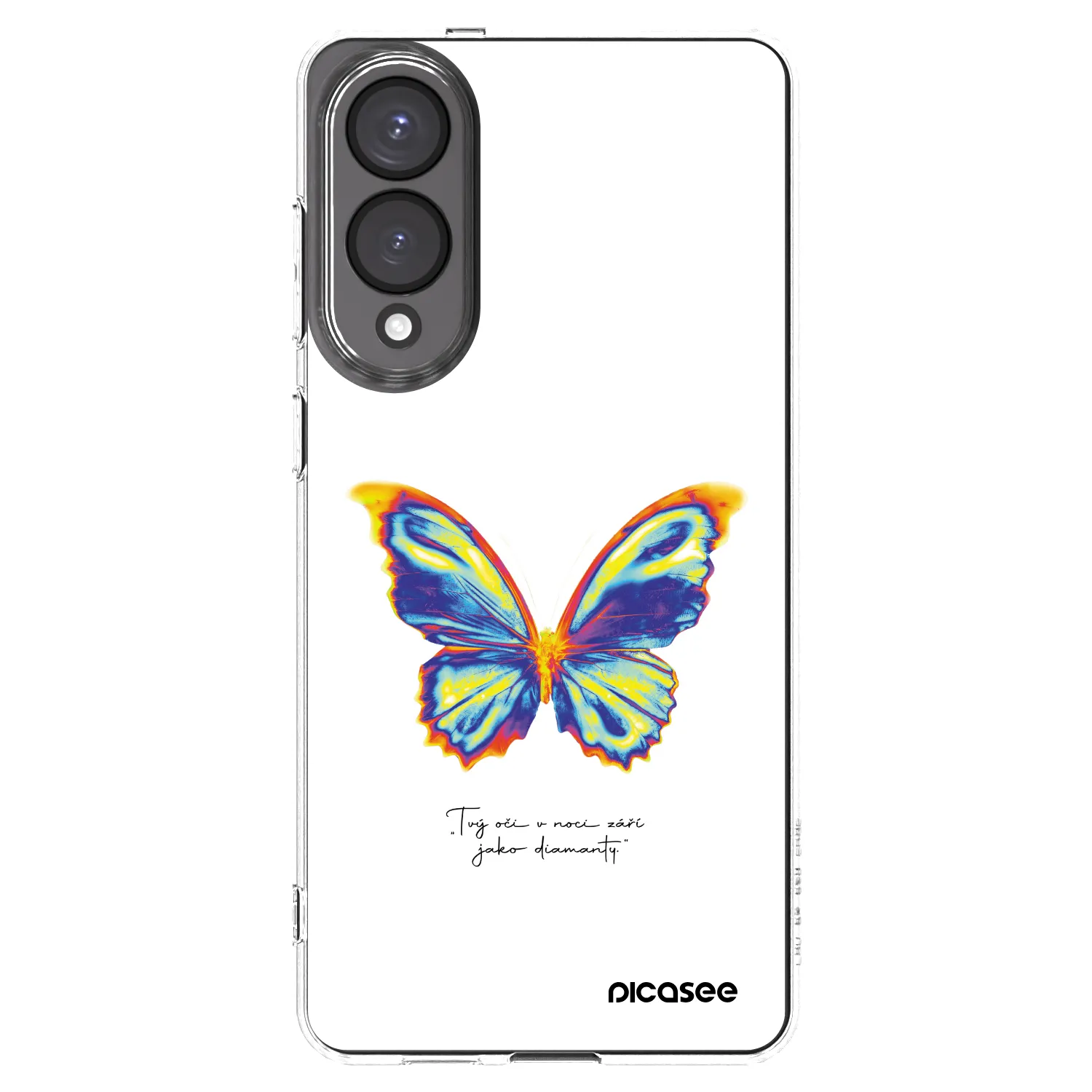 Picasee silikonový průhledný obal pro Samsung Galaxy S25 Edge 5G - Diamanty White