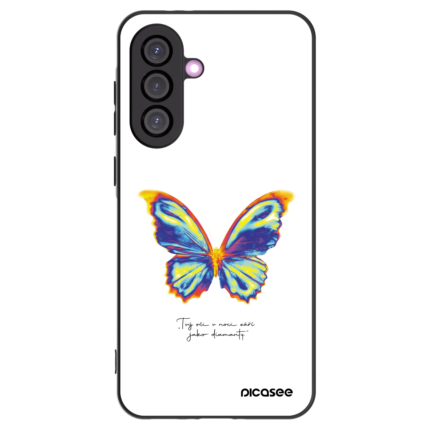 Picasee silikonový černý obal pro Samsung Galaxy A56 5G A566B - Diamanty White