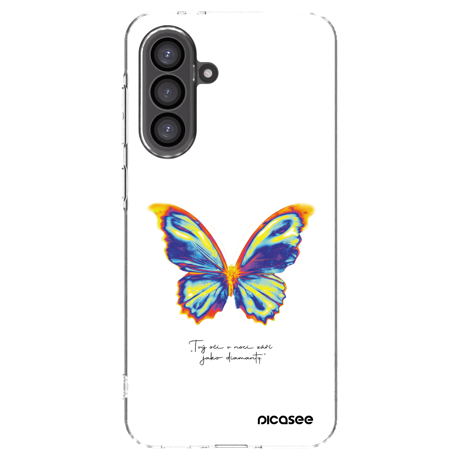Picasee silikonový průhledný obal pro Samsung Galaxy A36 5G - Diamanty White