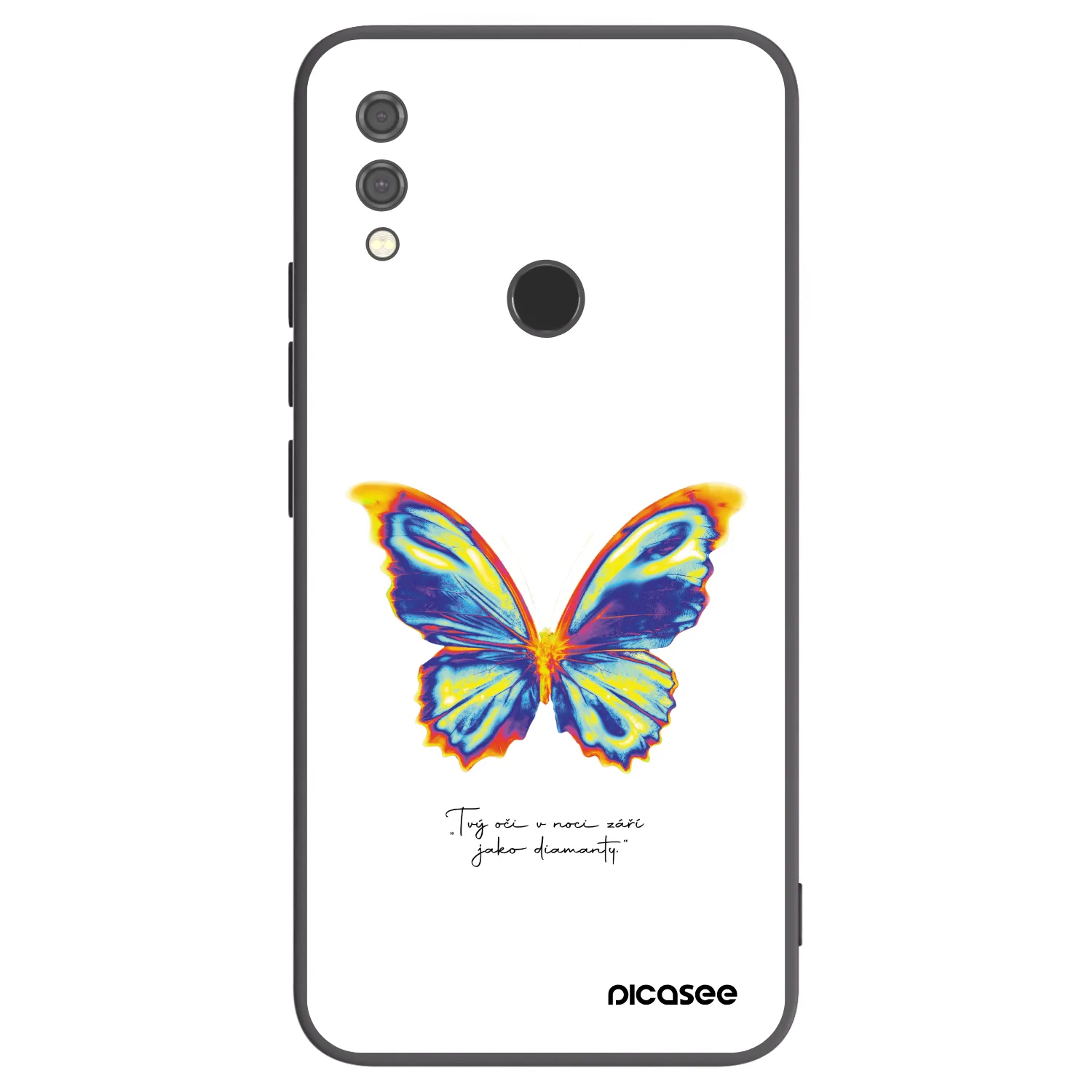 Picasee silikonový černý obal pro Xiaomi Redmi Note 7 - Diamanty White