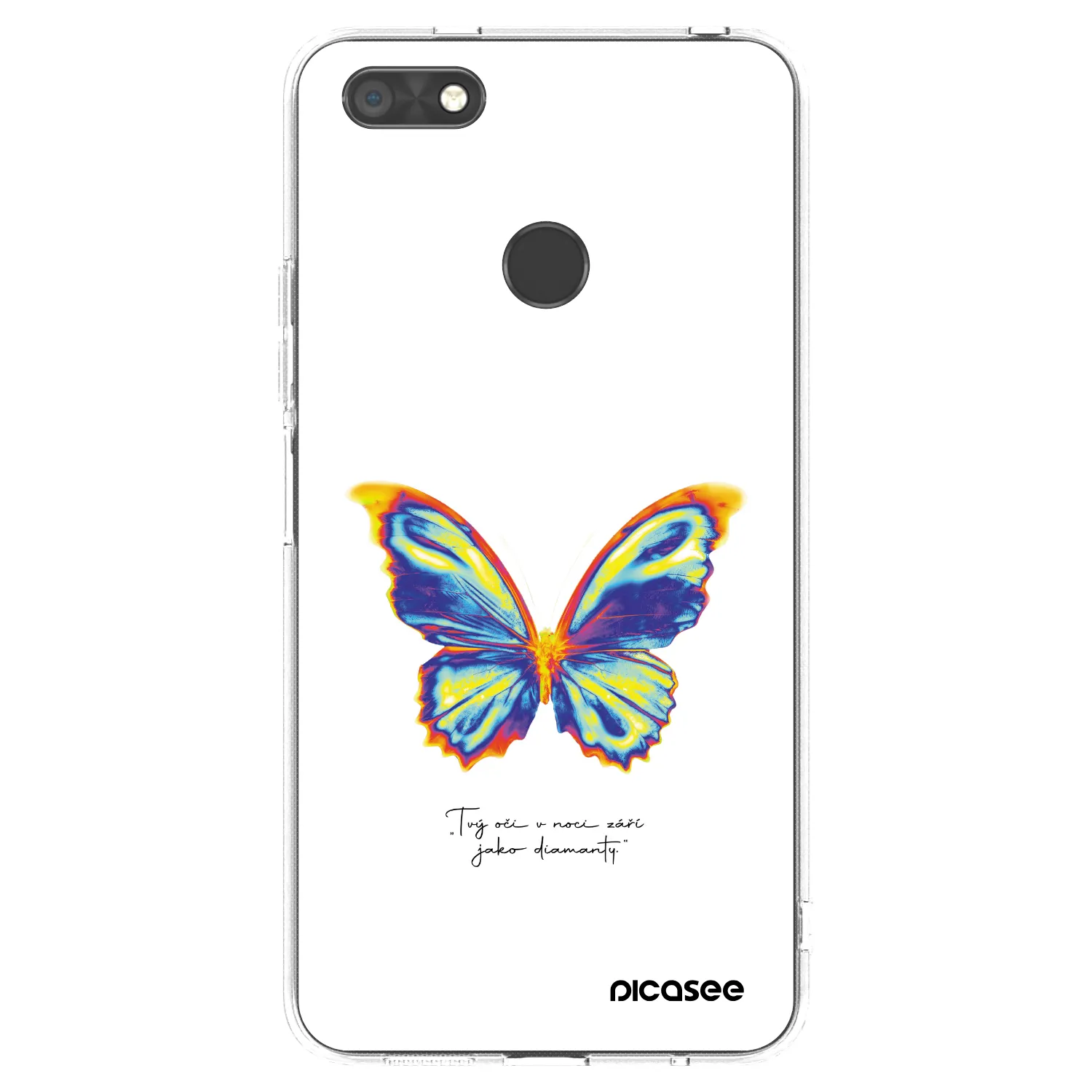 Picasee silikonový průhledný obal pro Huawei P9 Lite Mini - Diamanty White
