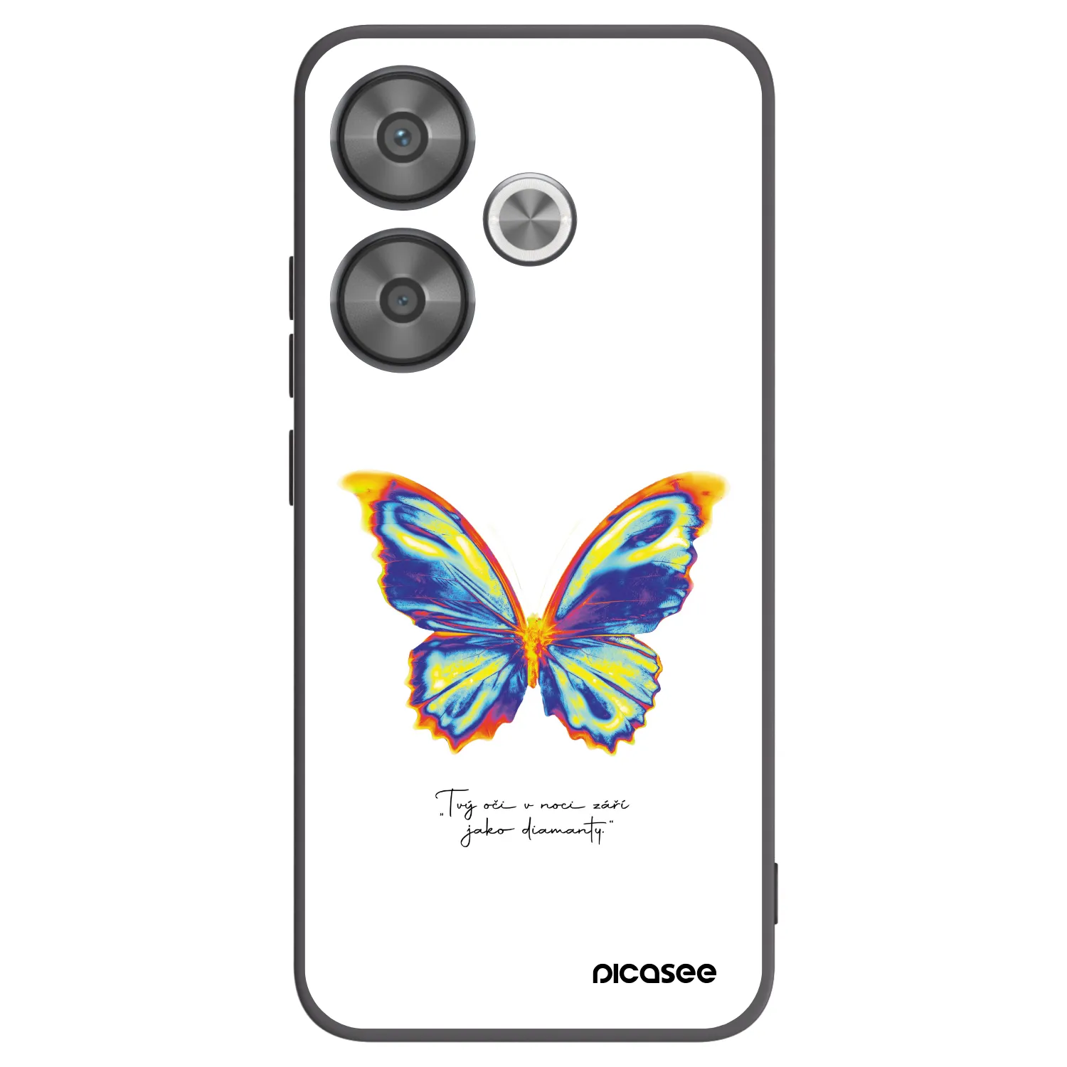 Picasee silikonový černý obal pro Xiaomi Poco F6 - Diamanty White