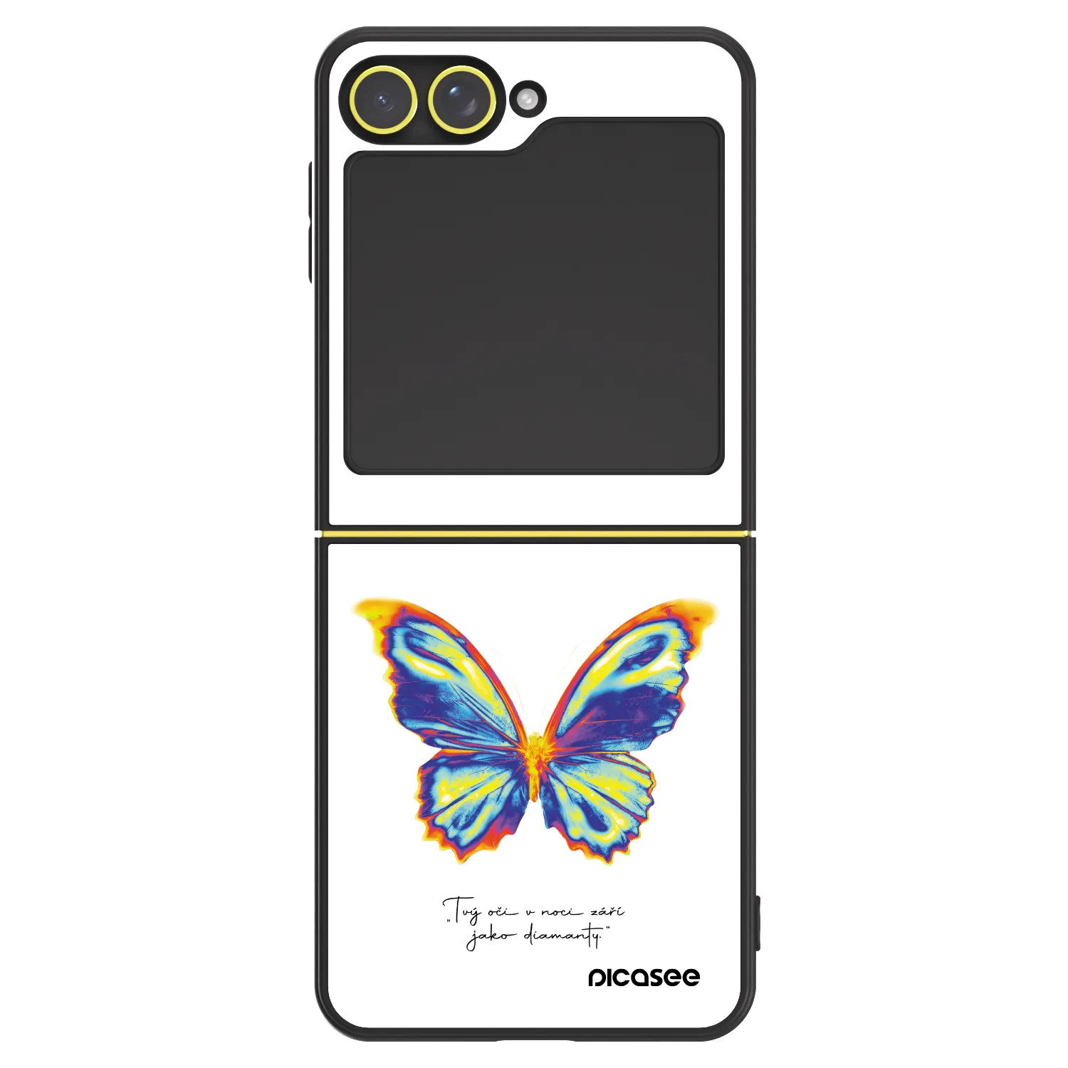 Picasee ULTIMATE CASE pro Samsung Galaxy Z Flip5 5G - Diamanty White