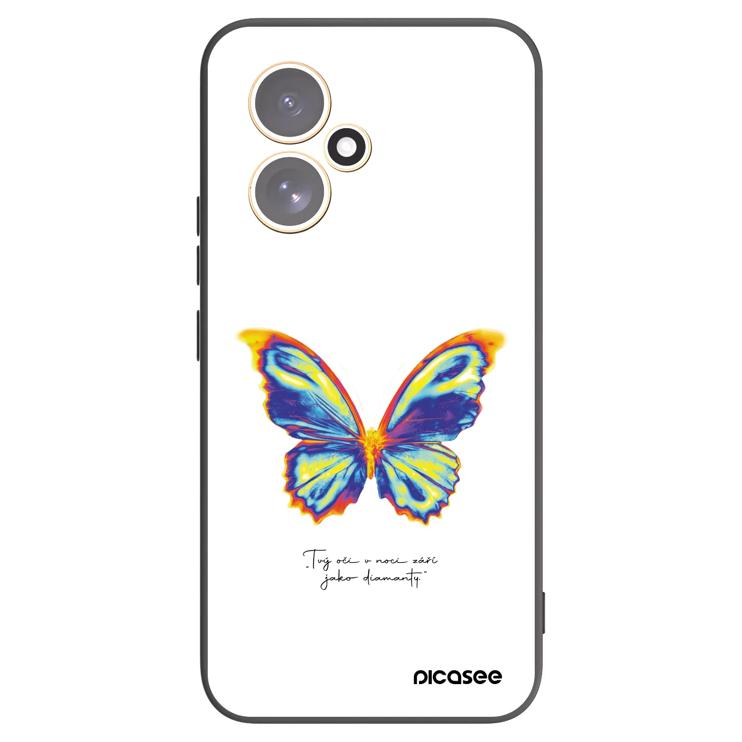 Picasee silikonový černý obal pro Honor 400 5G - Diamanty White
