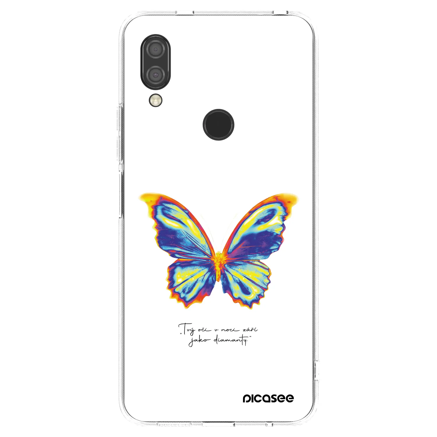 Picasee silikonový průhledný obal pro Xiaomi Redmi 7 - Diamanty White