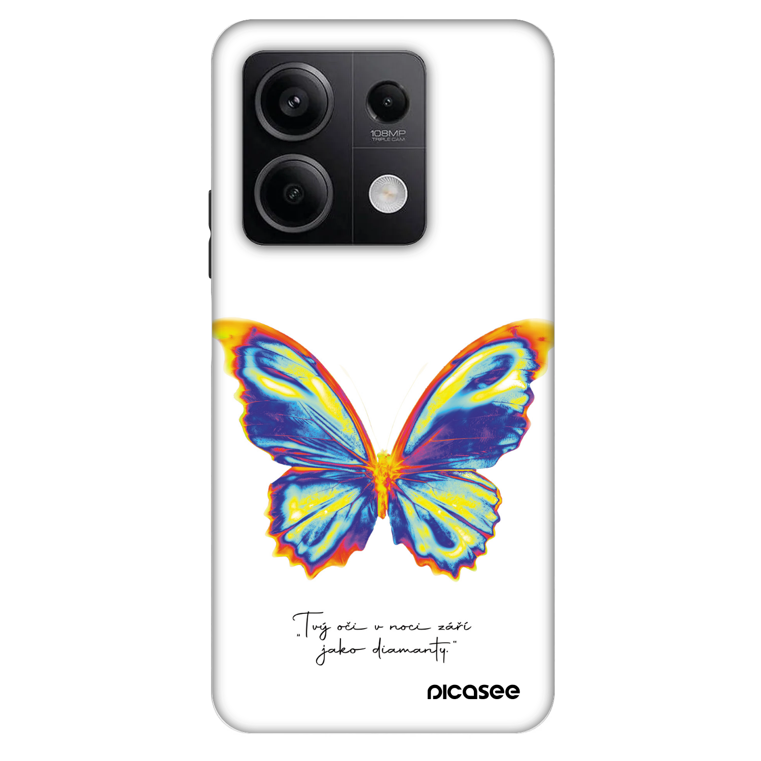 Picasee Fashion Case pro Xiaomi Redmi Note 13 5G - Diamanty White