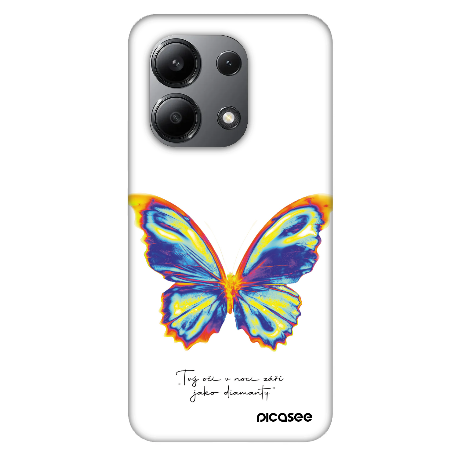 Picasee Fashion Case pro Xiaomi Redmi Note 13 4G - Diamanty White