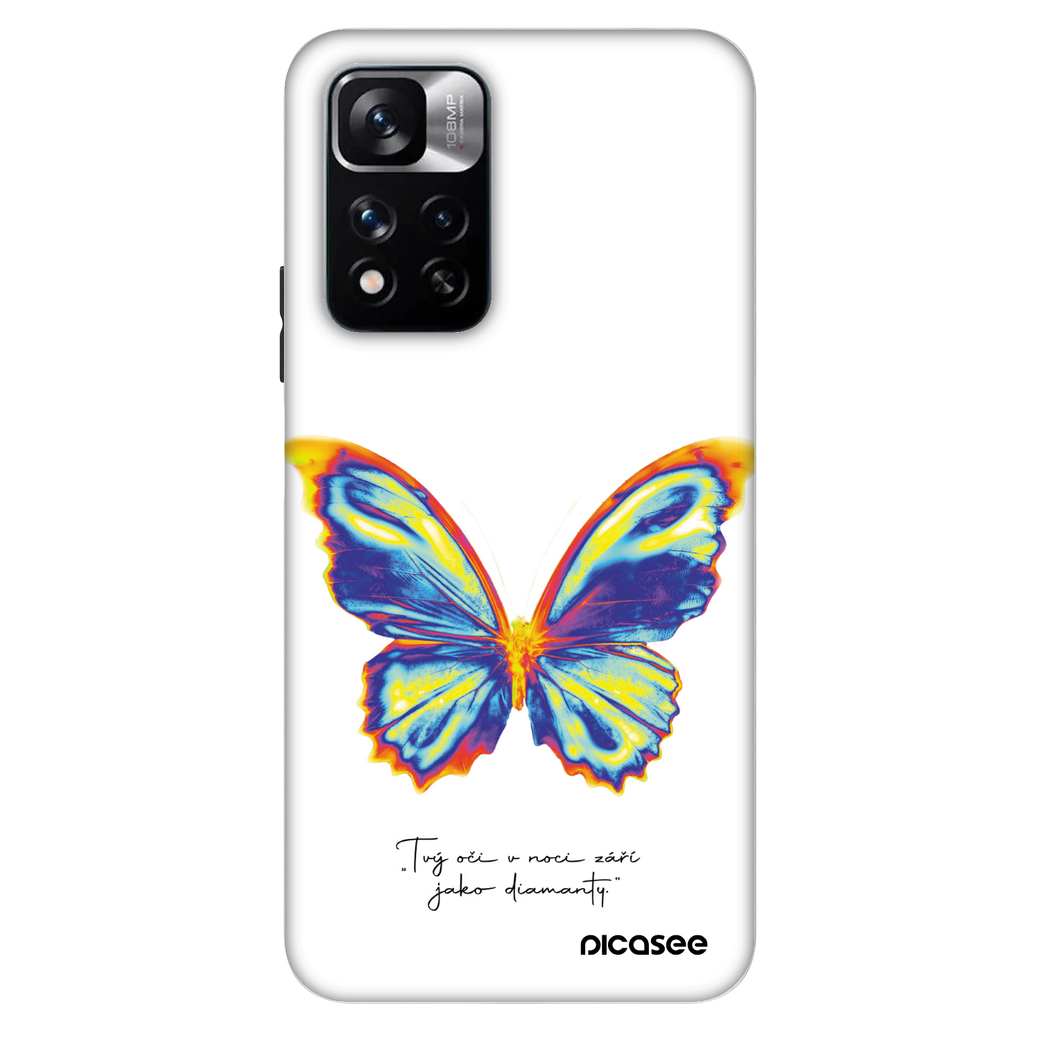 Picasee Fashion Case pro Xiaomi Redmi Note 11 Pro - Diamanty White