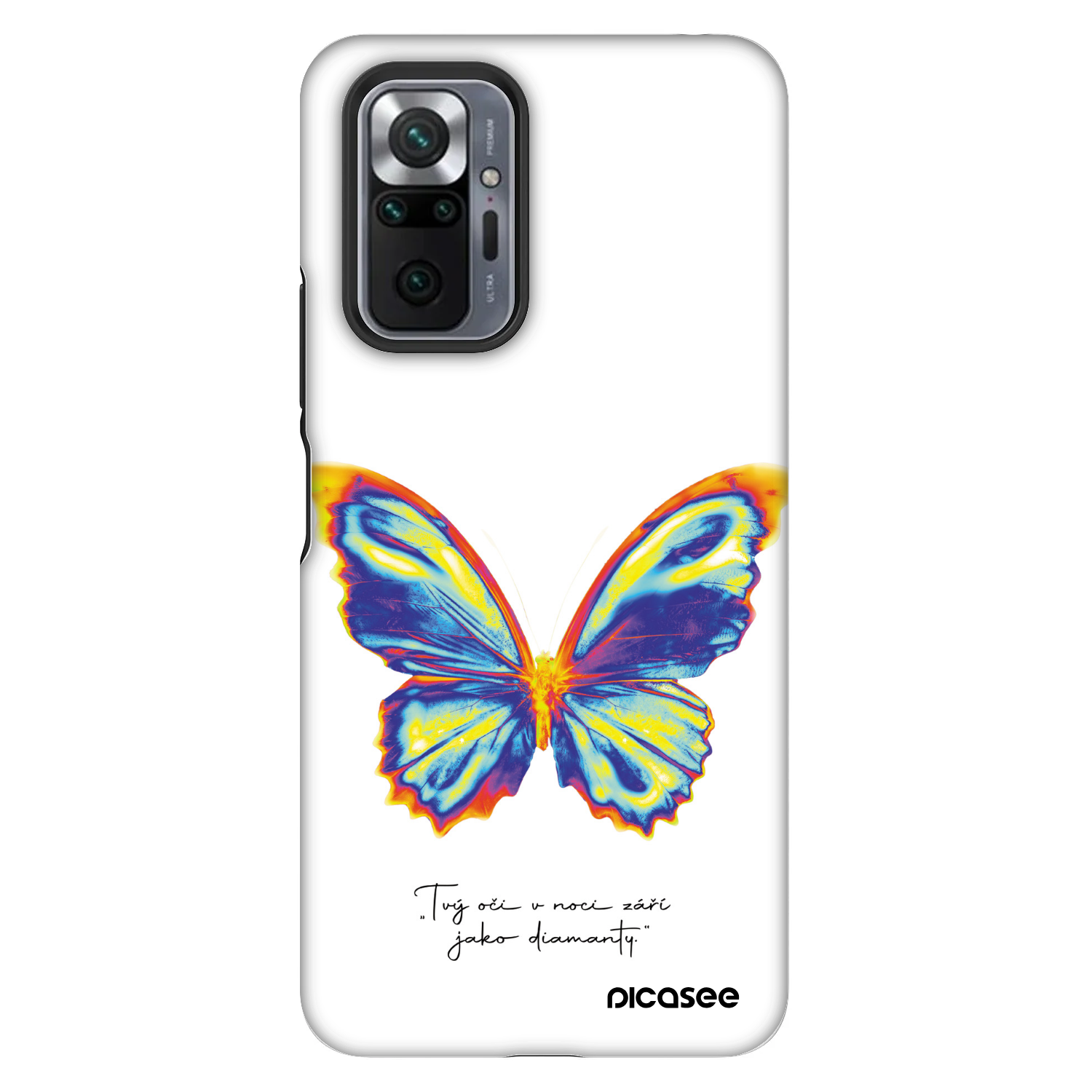 Picasee Fashion Case pro Xiaomi Redmi Note 10 Pro - Diamanty White