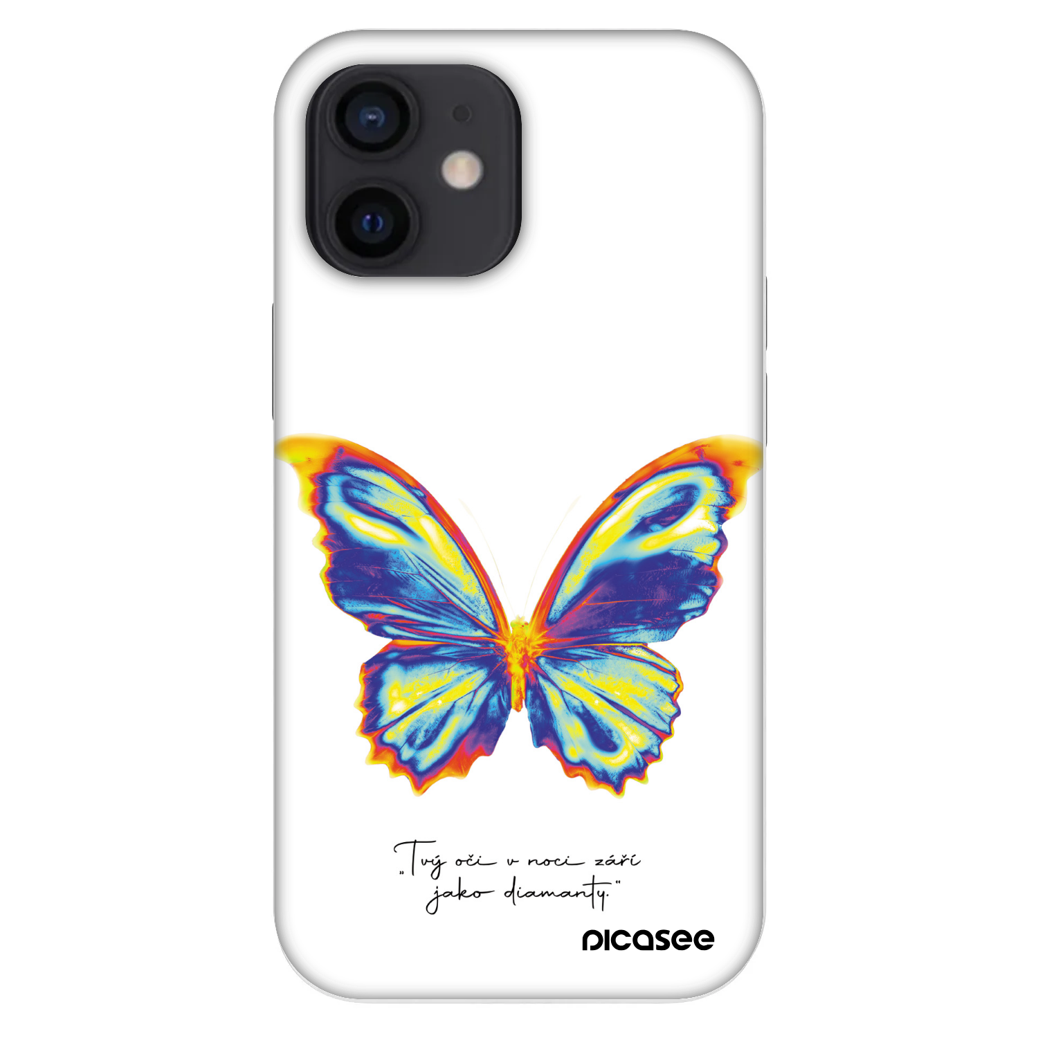 Picasee Fashion Case pro Apple iPhone 12 mini - Diamanty White