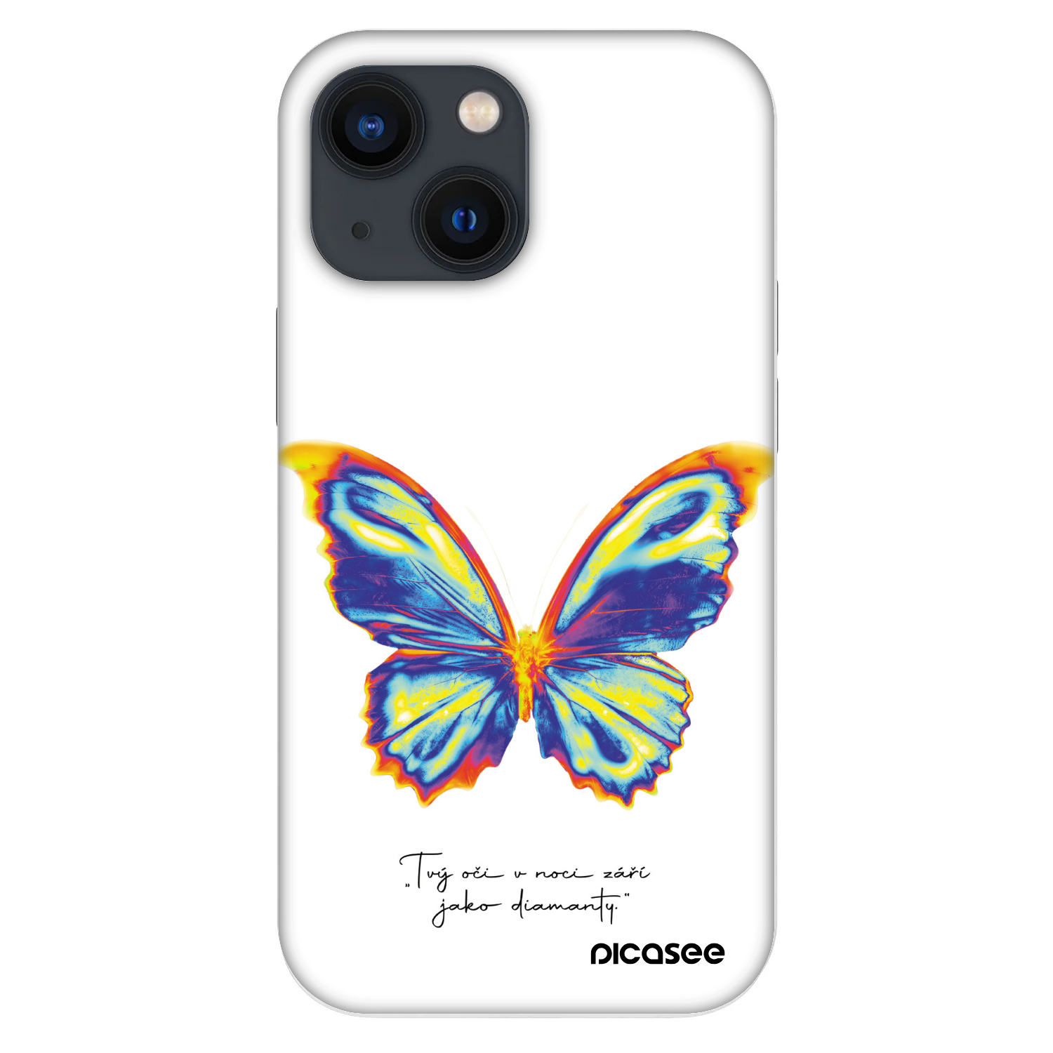 Picasee Fashion Case pro Apple iPhone 13 mini - Diamanty White