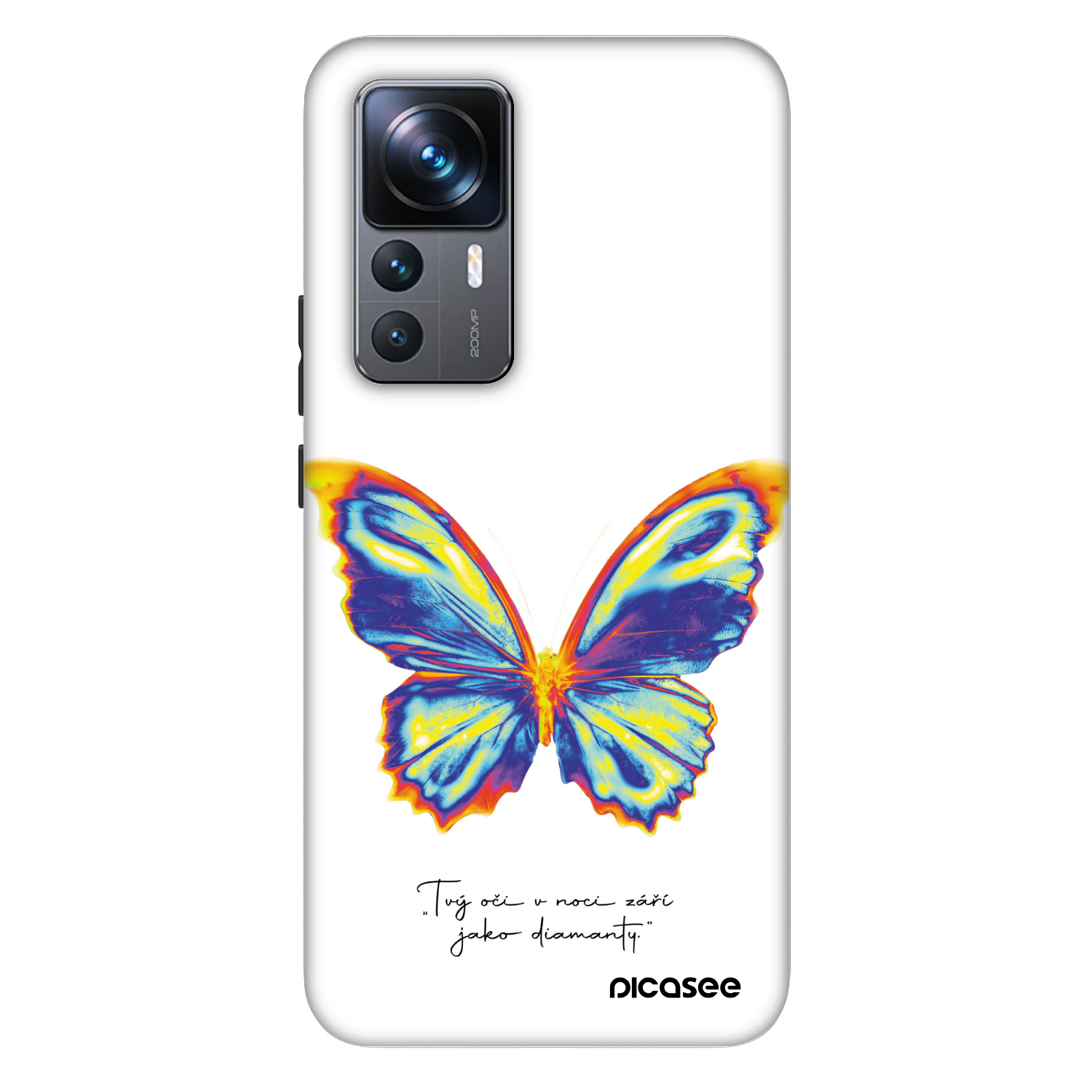 Picasee Fashion Case pro Xiaomi 12T Pro - Diamanty White