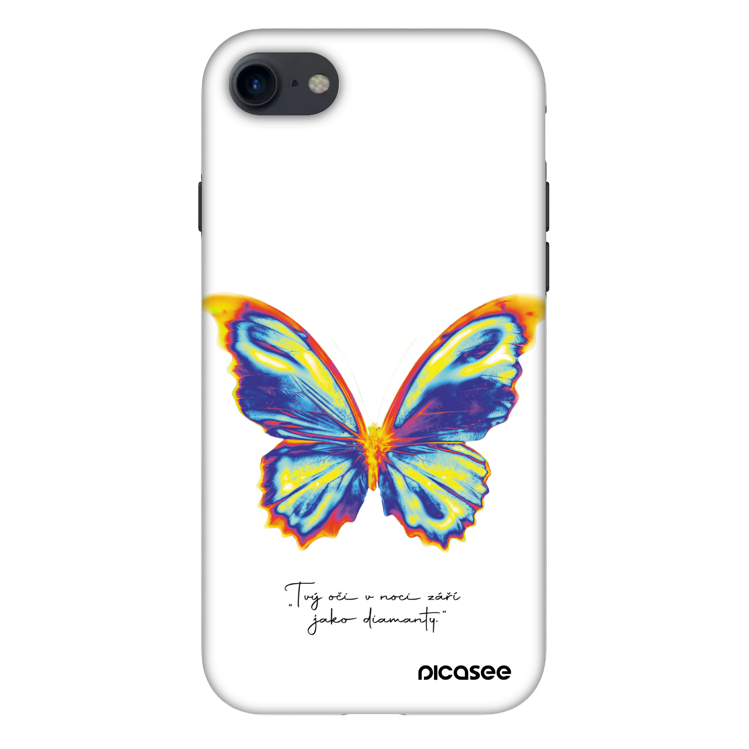 Picasee Fashion Case pro Apple iPhone 7 - Diamanty White