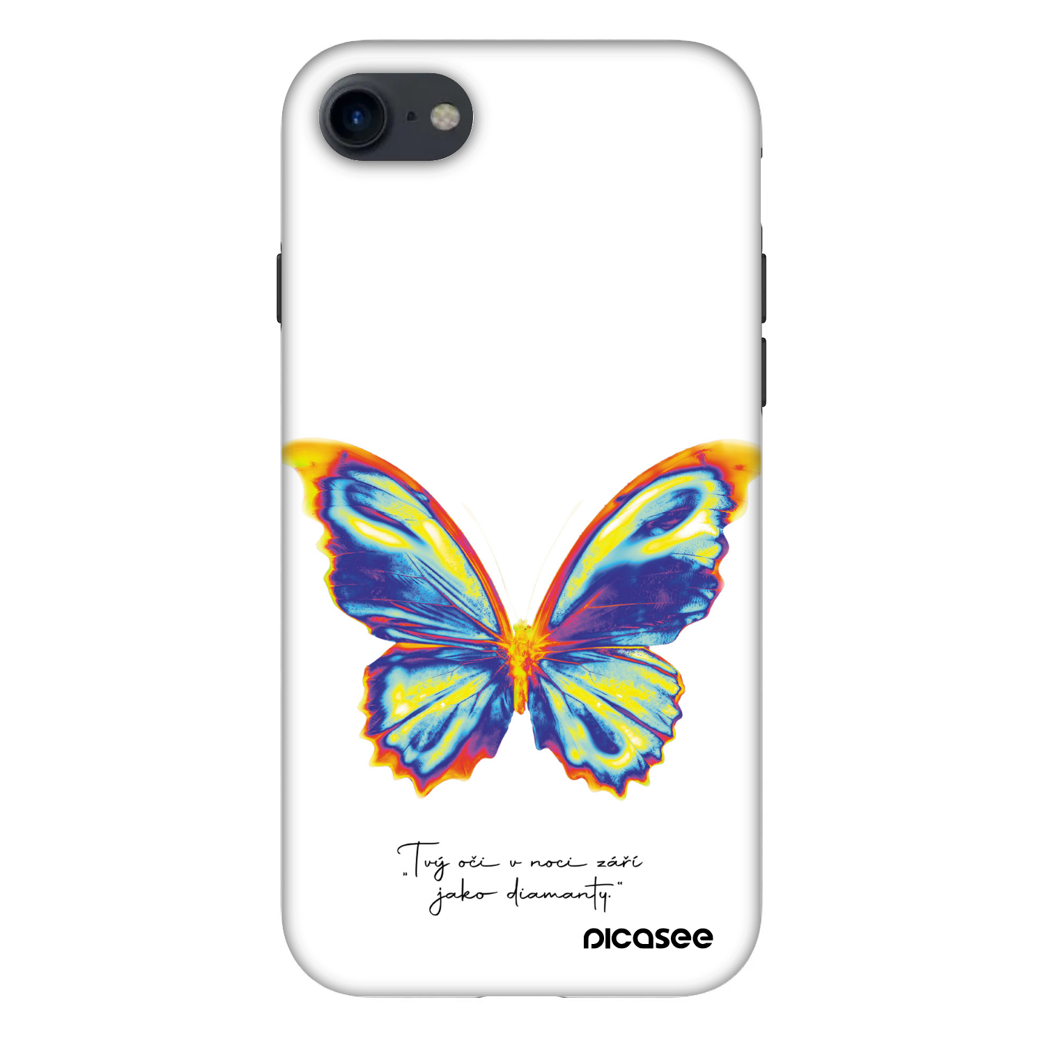 Picasee Fashion Case pro Apple iPhone 8 - Diamanty White