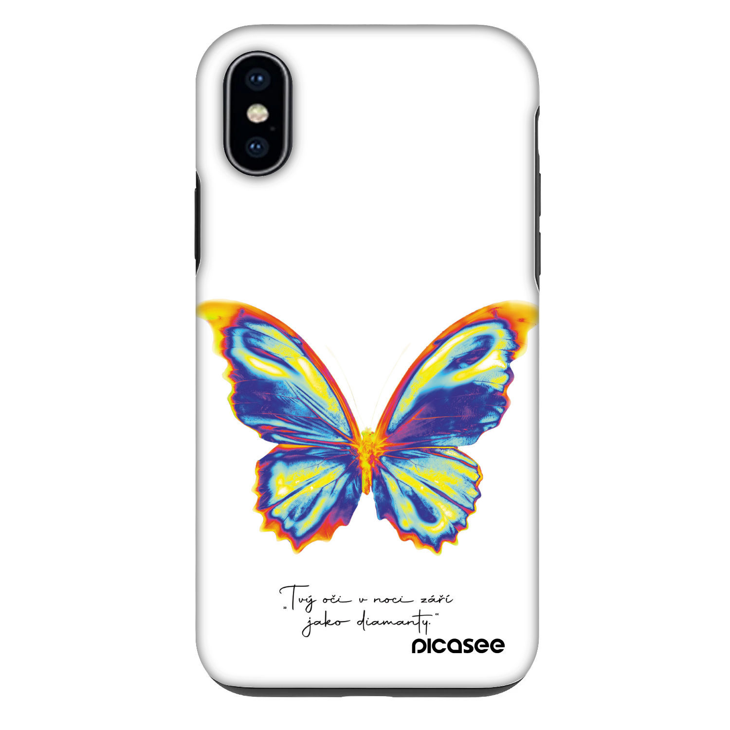 Picasee Fashion Case pro Apple iPhone X/XS - Diamanty White