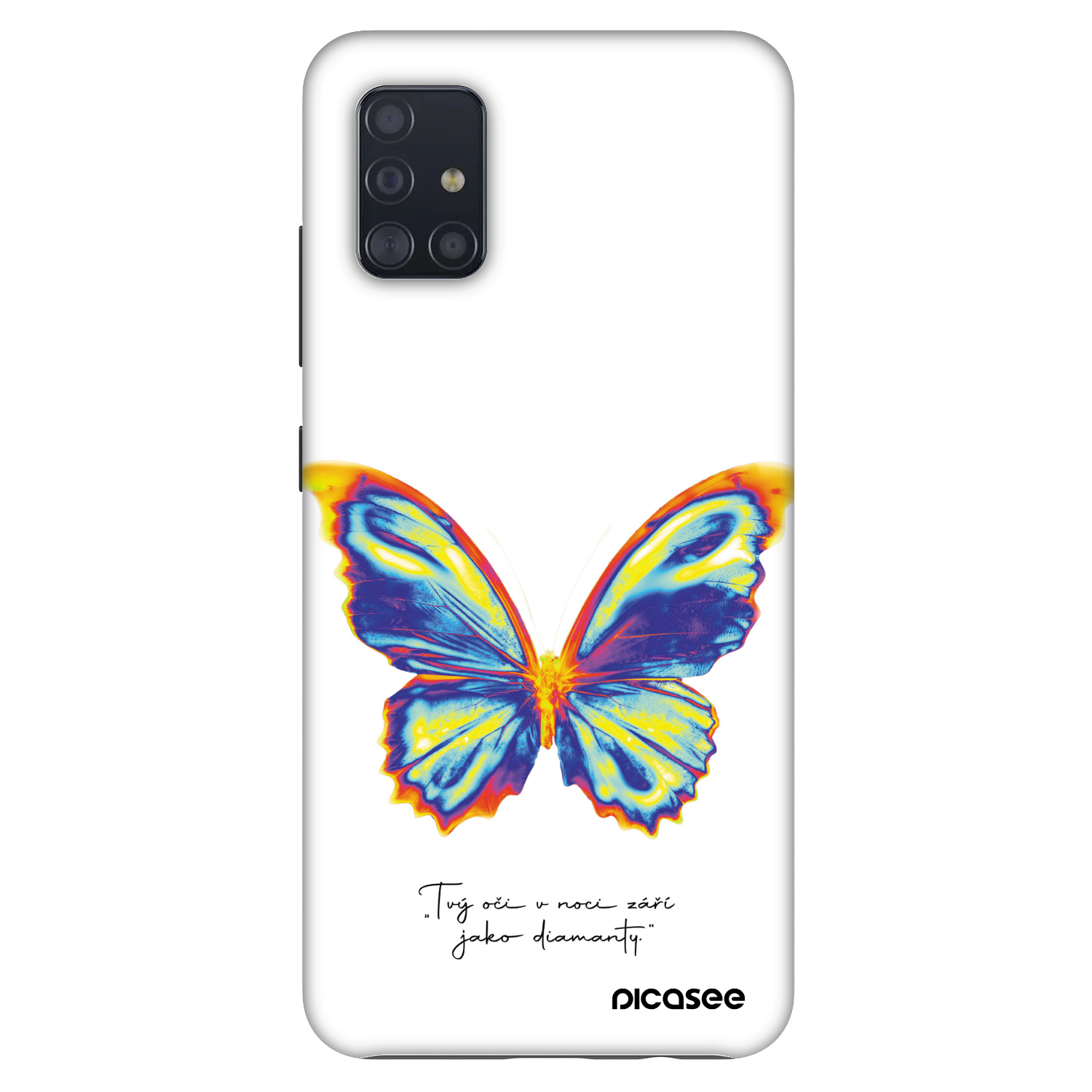 Picasee Fashion Case pro Samsung Galaxy A51 A515F - Diamanty White