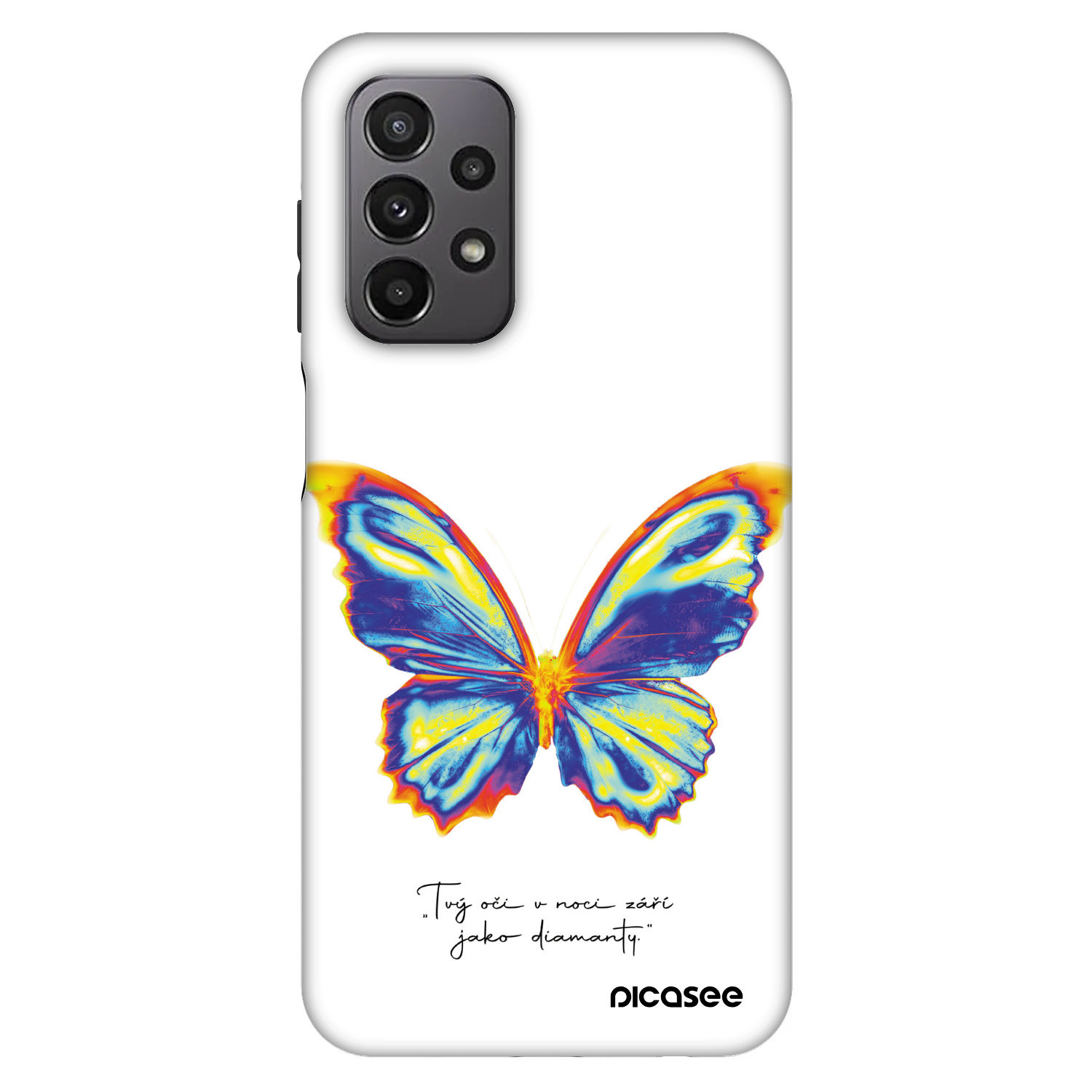 Picasee Fashion Case pro Samsung Galaxy A23 A236B 5G - Diamanty White