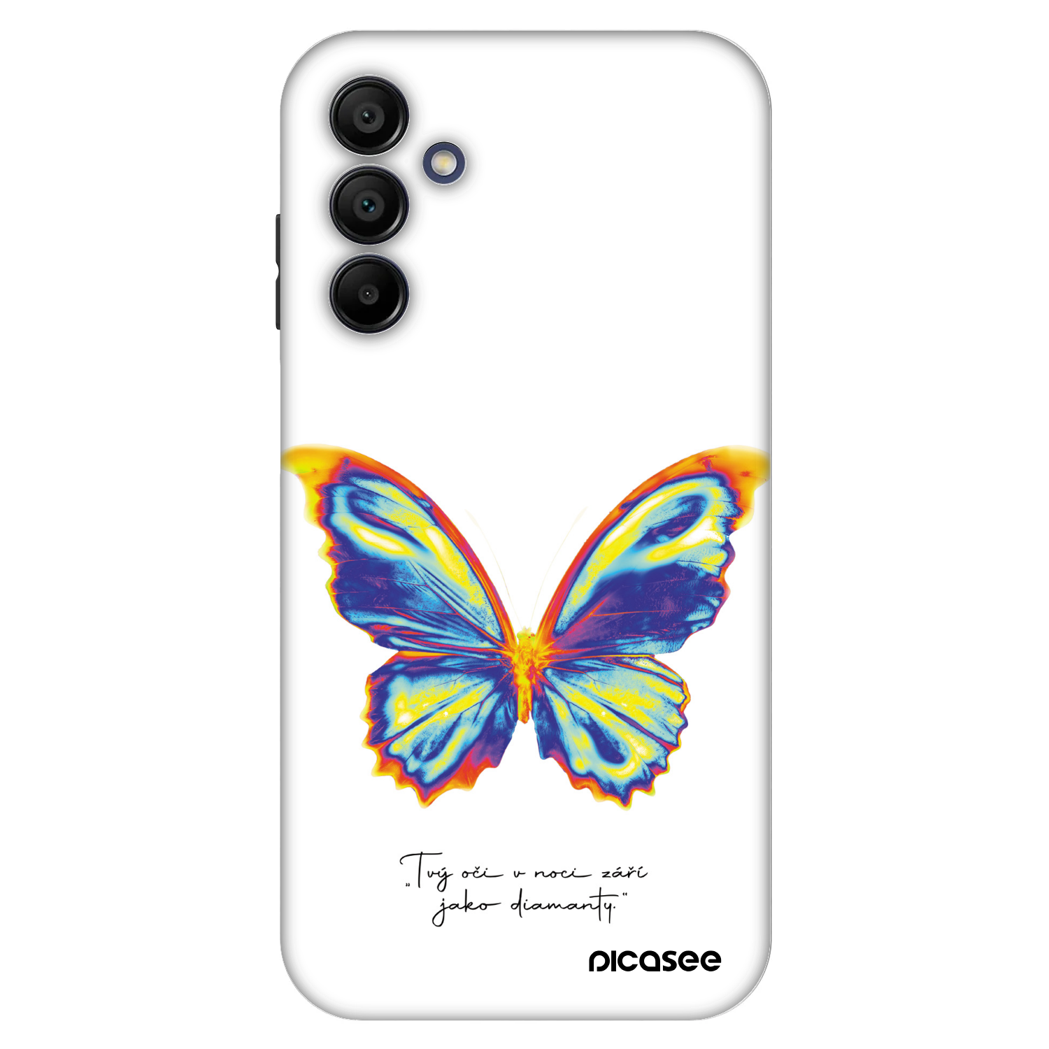 Picasee Fashion Case pro Samsung Galaxy A15 A155F 4G - Diamanty White