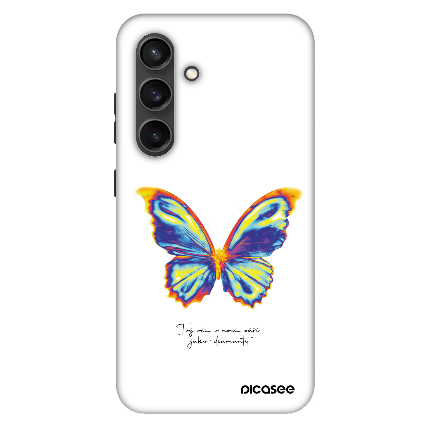 Picasee Fashion Case PowerShare pro Samsung Galaxy S24 S921B 5G - Diamanty White