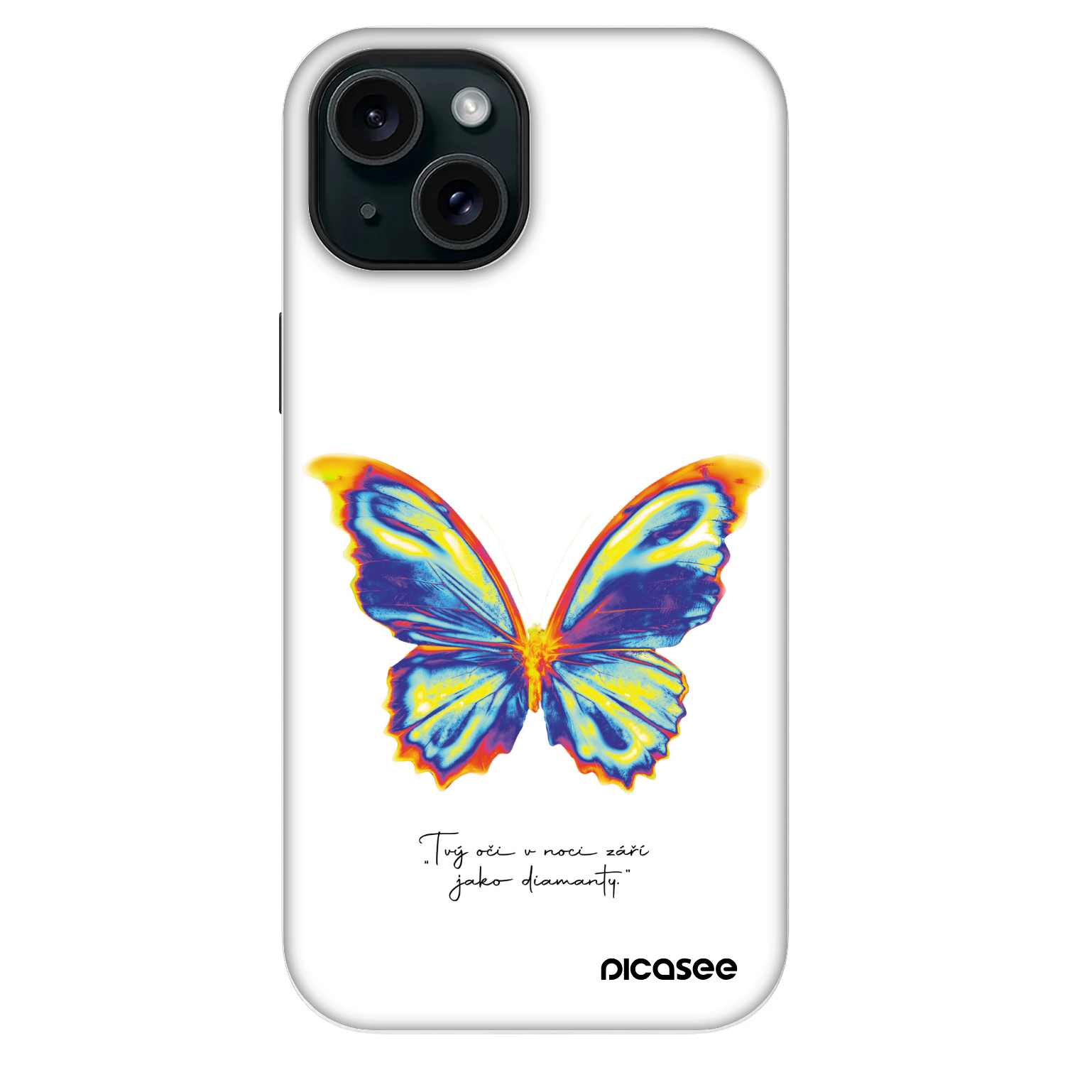 Picasee Fashion Case MagSafe Apple iPhone 13 - Diamanty White