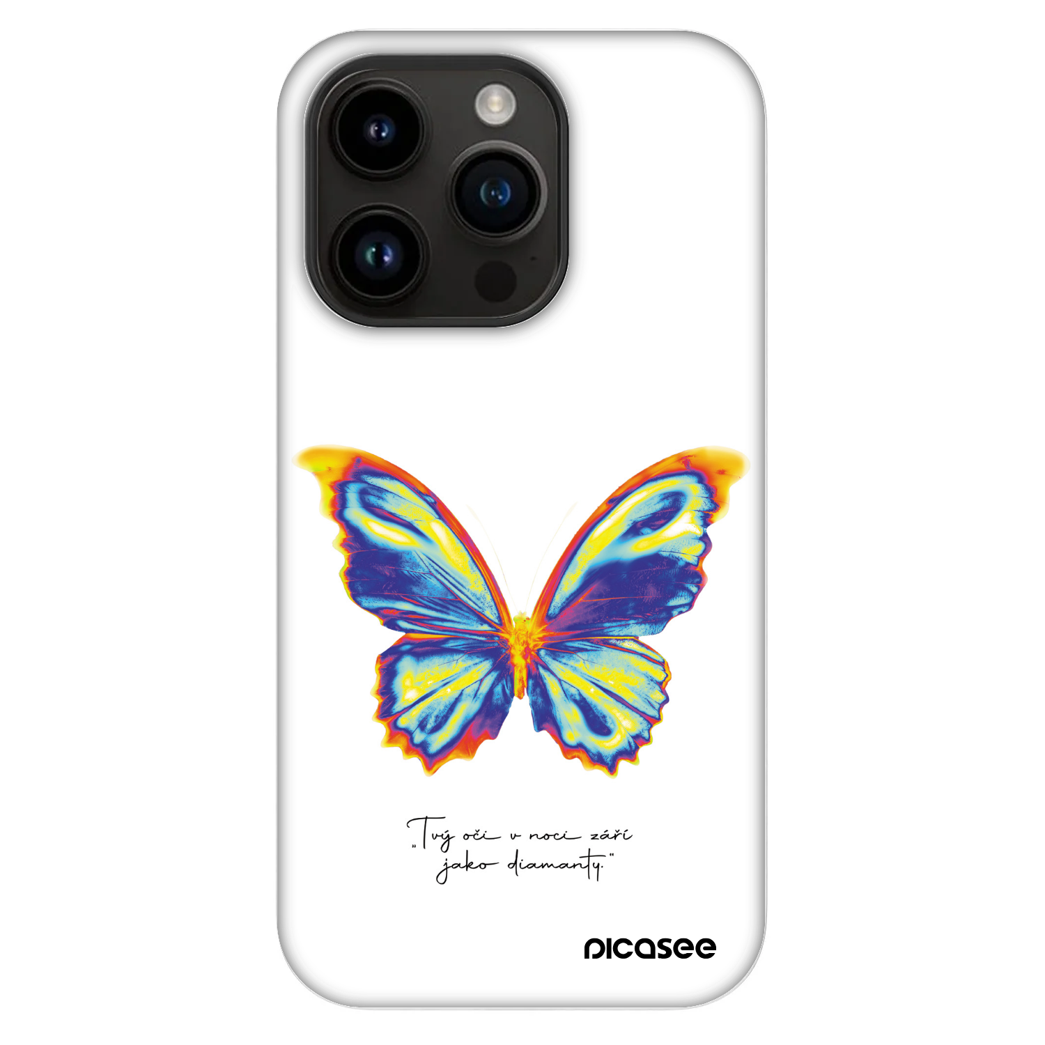 Picasee Fashion Case MagSafe Apple iPhone 14 Pro - Diamanty White