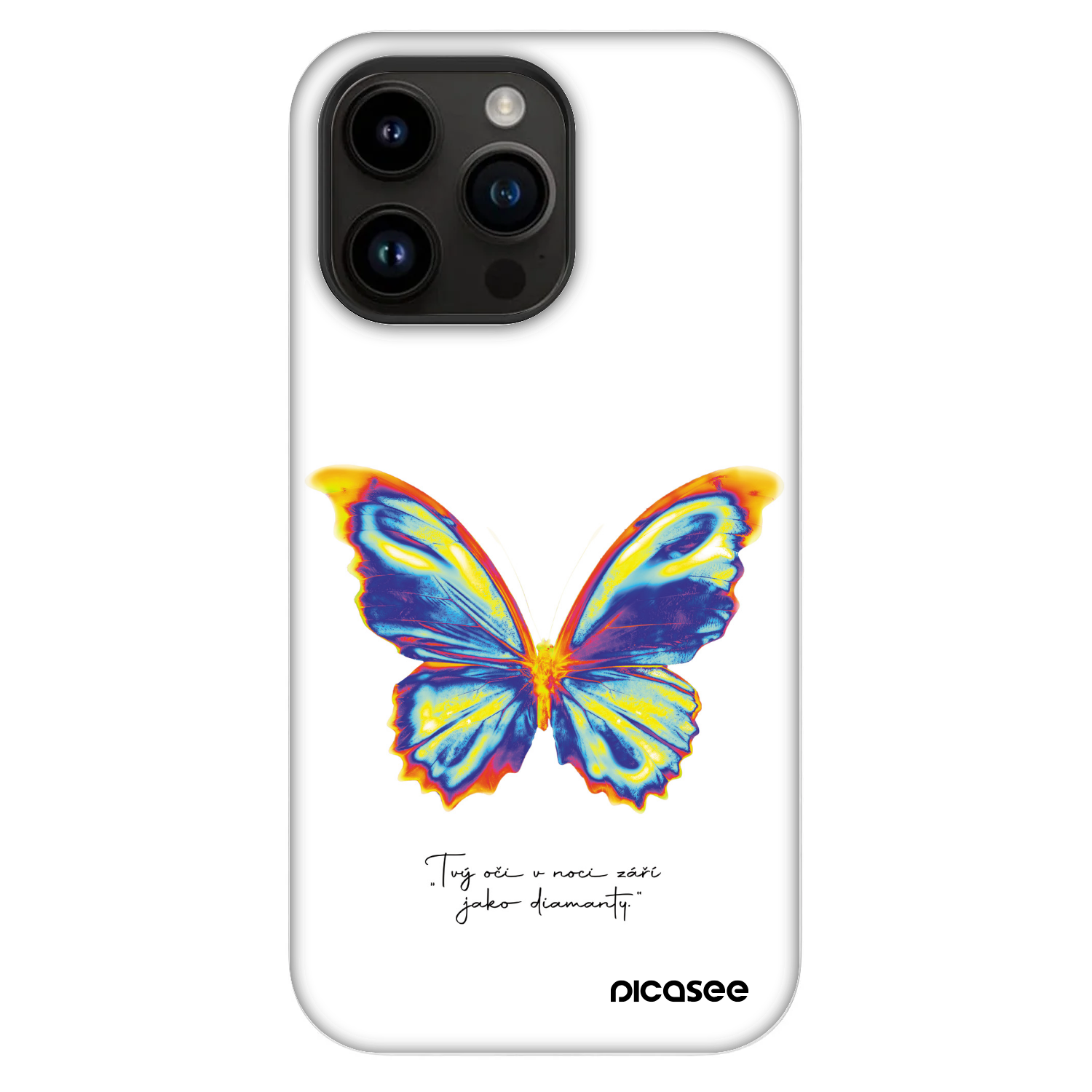 Picasee Fashion Case MagSafe Apple iPhone 14 Pro Max - Diamanty White