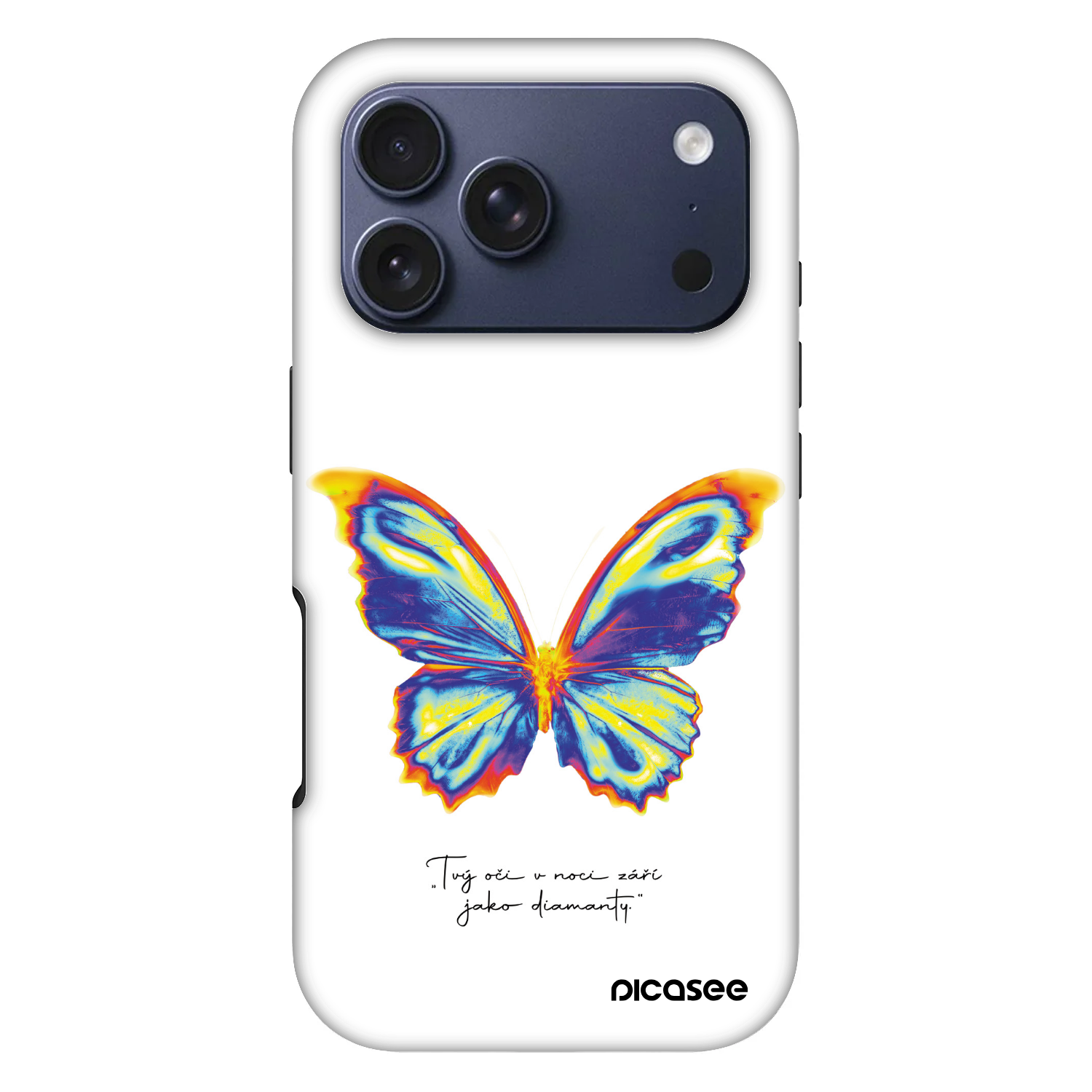 Picasee Fashion Case MagSafe Apple iPhone 17 Pro - Diamanty White