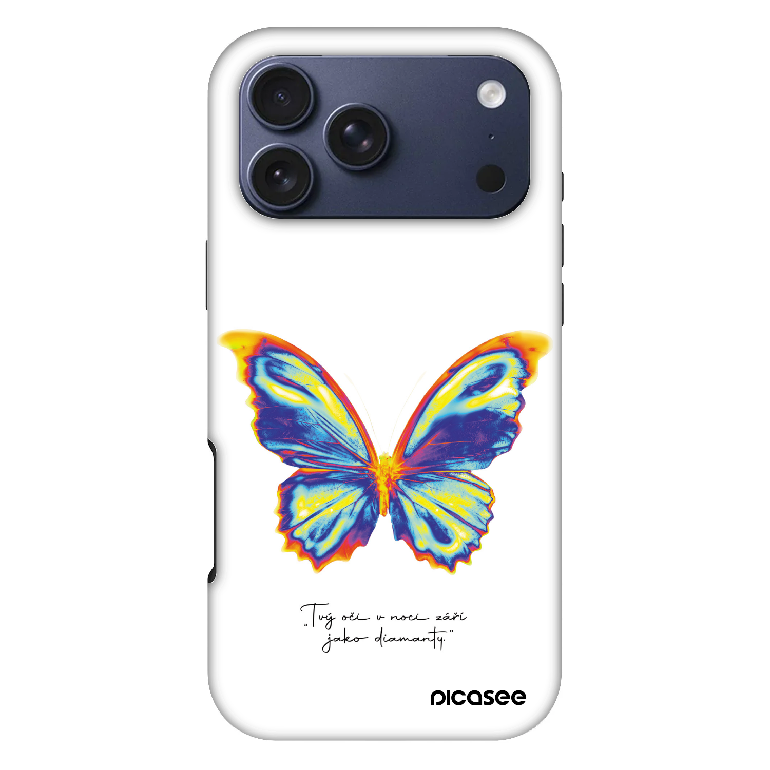 Picasee Fashion Case MagSafe Apple iPhone 17 Pro Max - Diamanty White