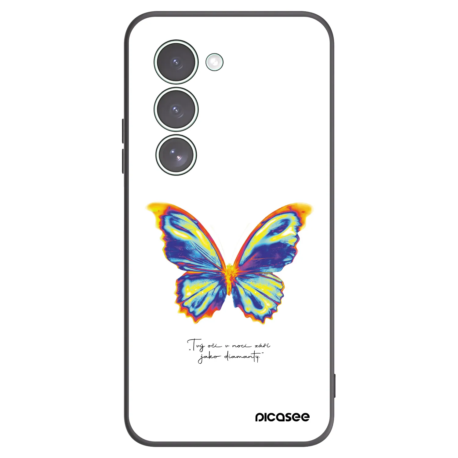 Picasee silikonový černý obal pro Xiaomi Redmi 15 5G - Diamanty White