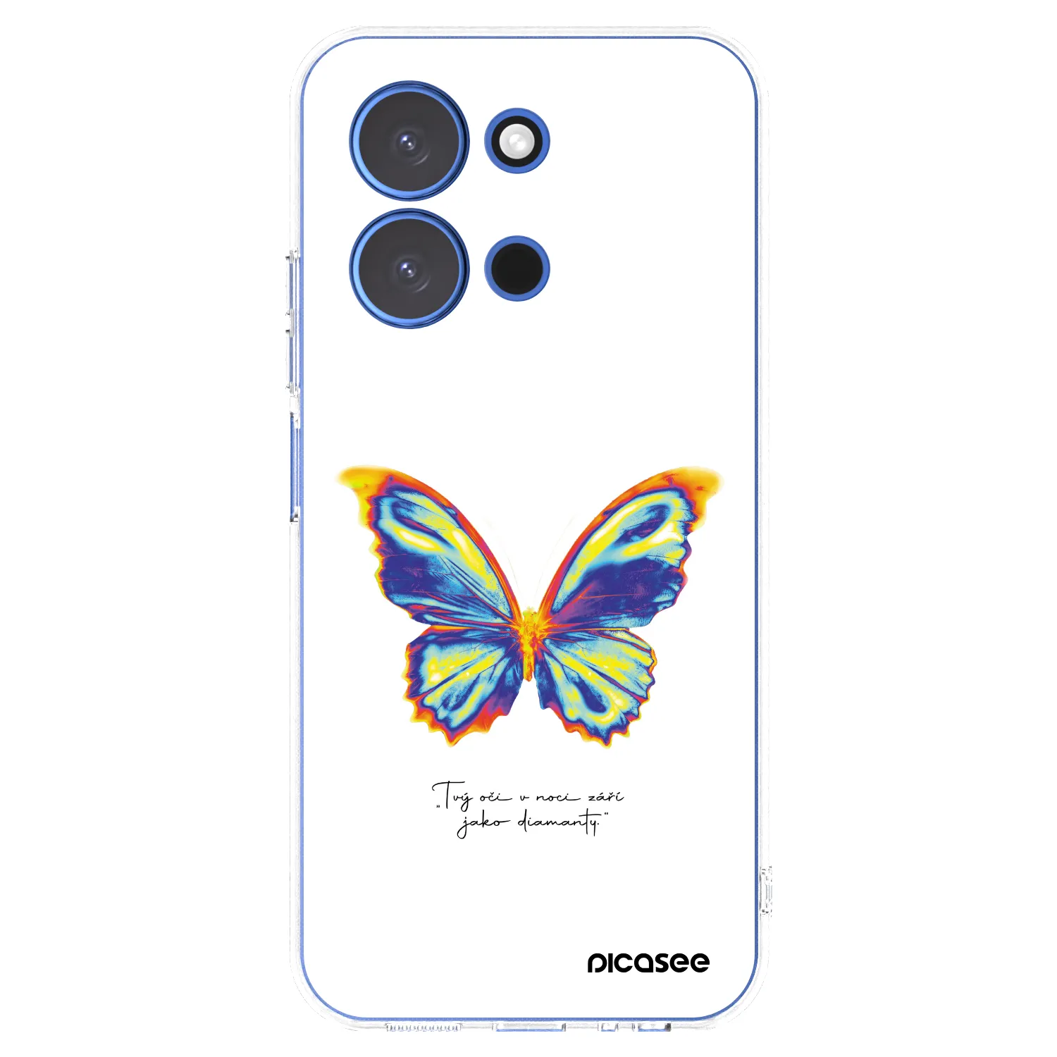 Picasee silikonový průhledný obal pro Xiaomi Redmi 15C 4G - Diamanty White