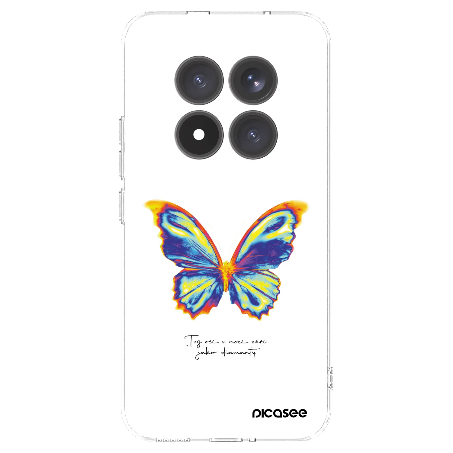 Picasee silikonový průhledný obal pro Xiaomi Redmi Note 15 Pro+ - Diamanty White