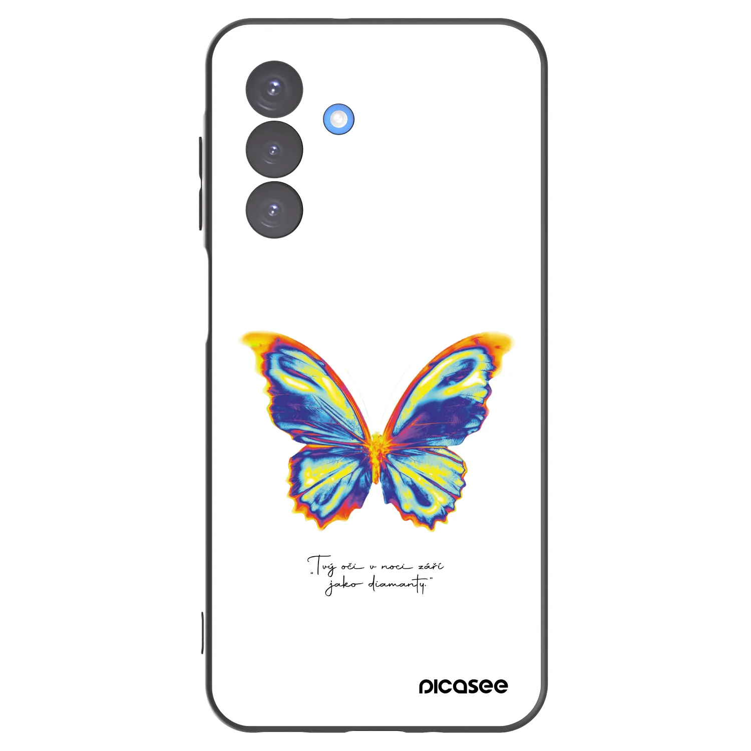 Picasee silikonový černý obal pro Samsung Galaxy A17 5G - Diamanty White