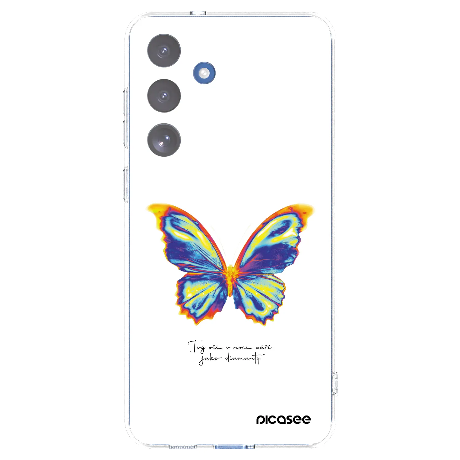Picasee silikonový průhledný obal pro Samsung Galaxy S25 FE 5G - Diamanty White