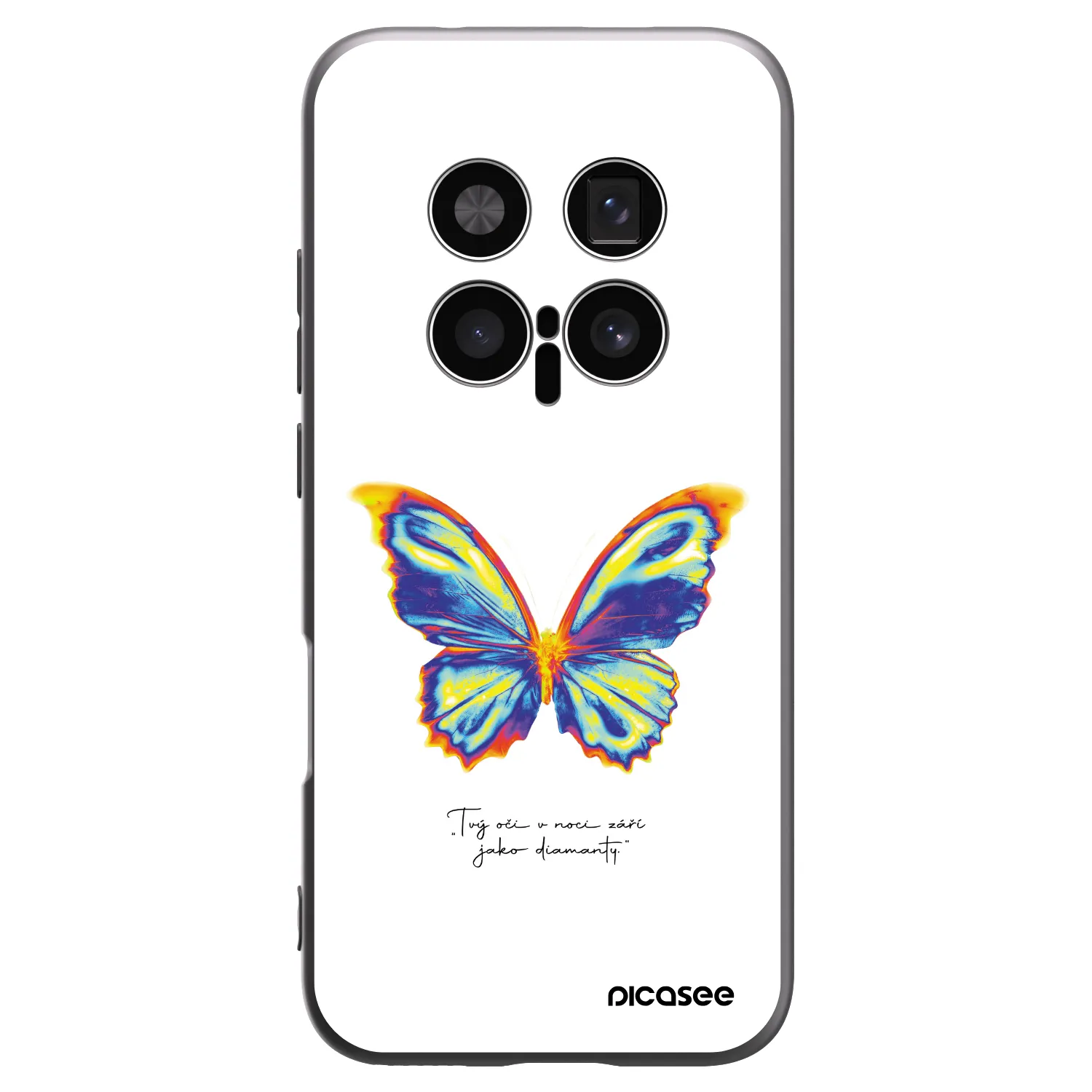 Picasee silikonový černý obal pro Honor Magic8 Pro 5G - Diamanty White