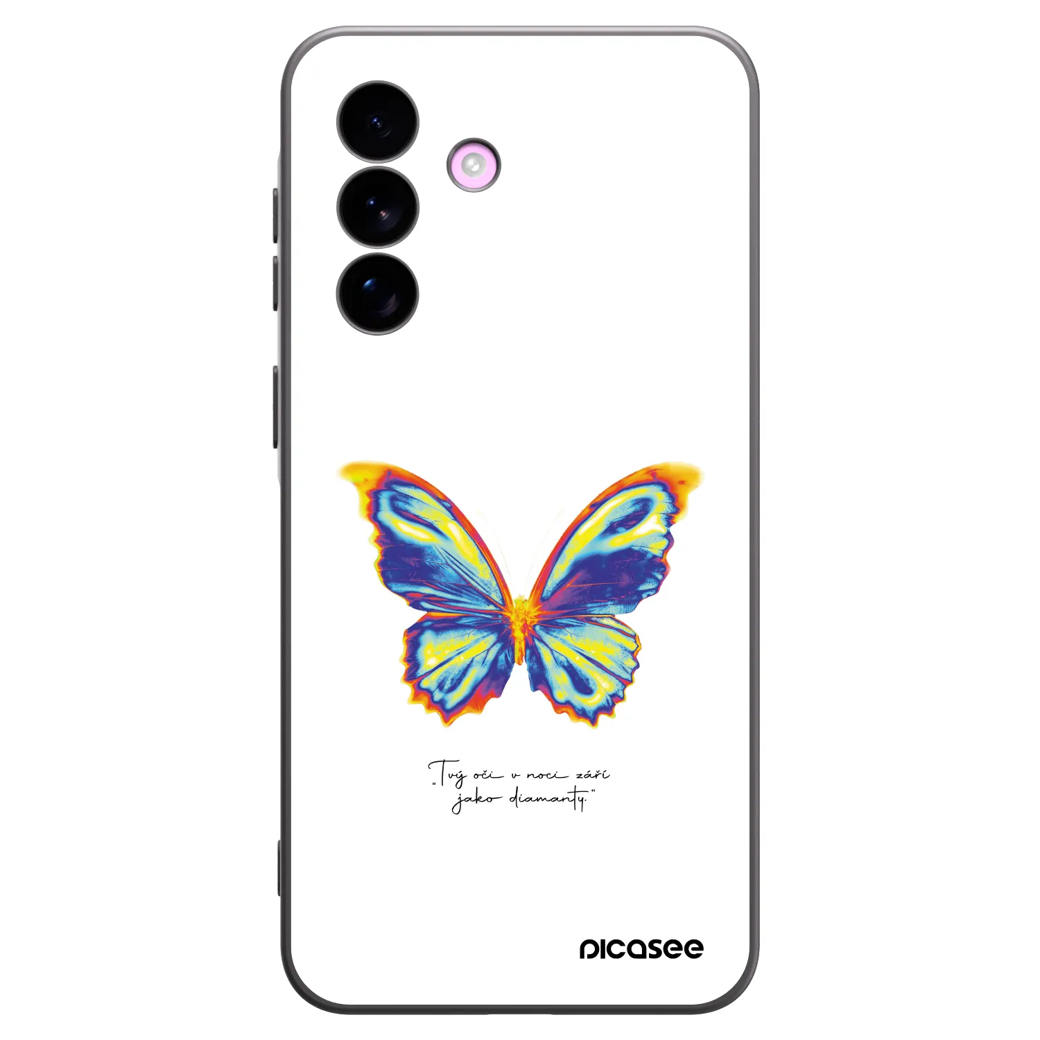 Picasee silikonový černý obal pro Samsung Galaxy A57 5G - Diamanty White