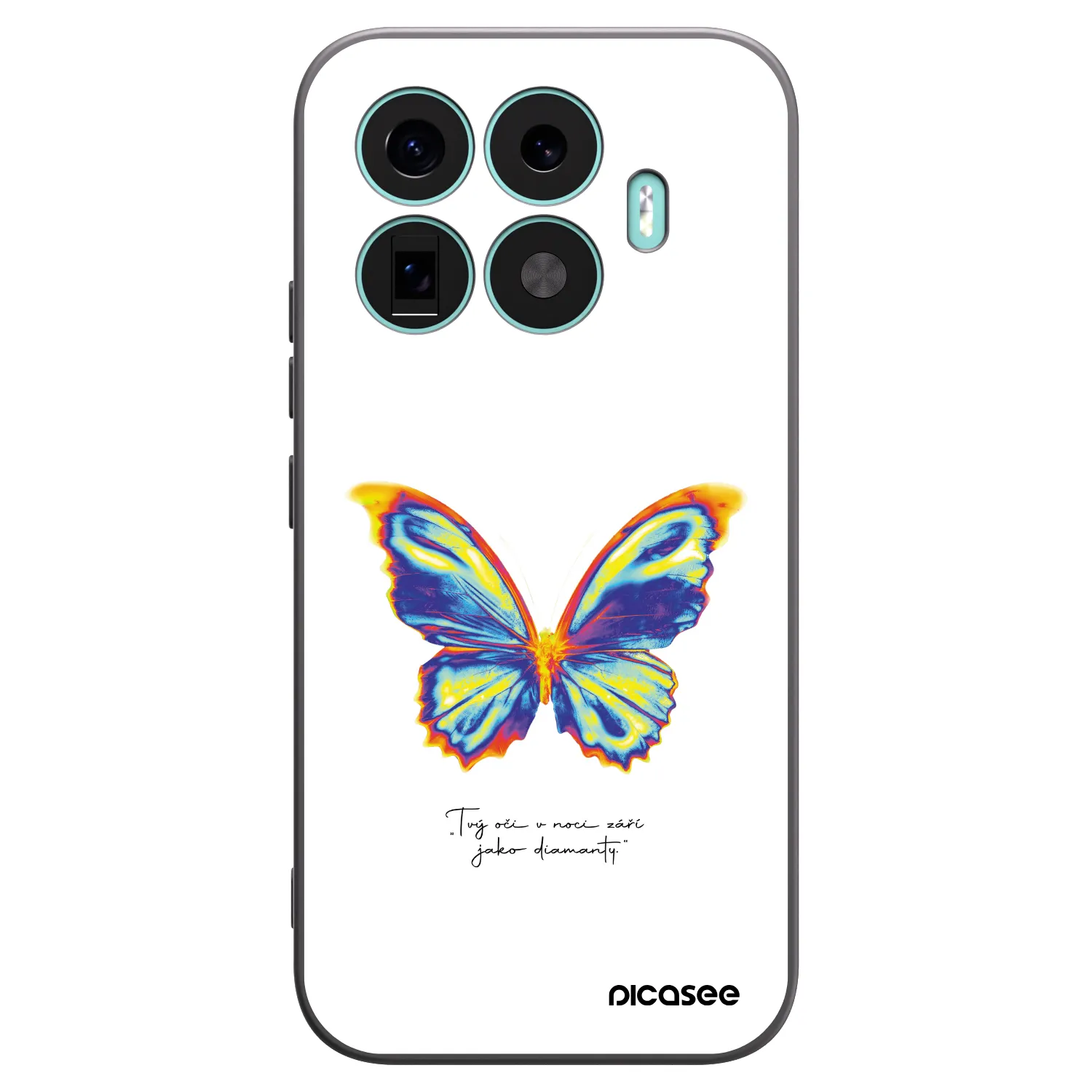 Picasee silikonový černý obal pro Xiaomi 17T - Diamanty White