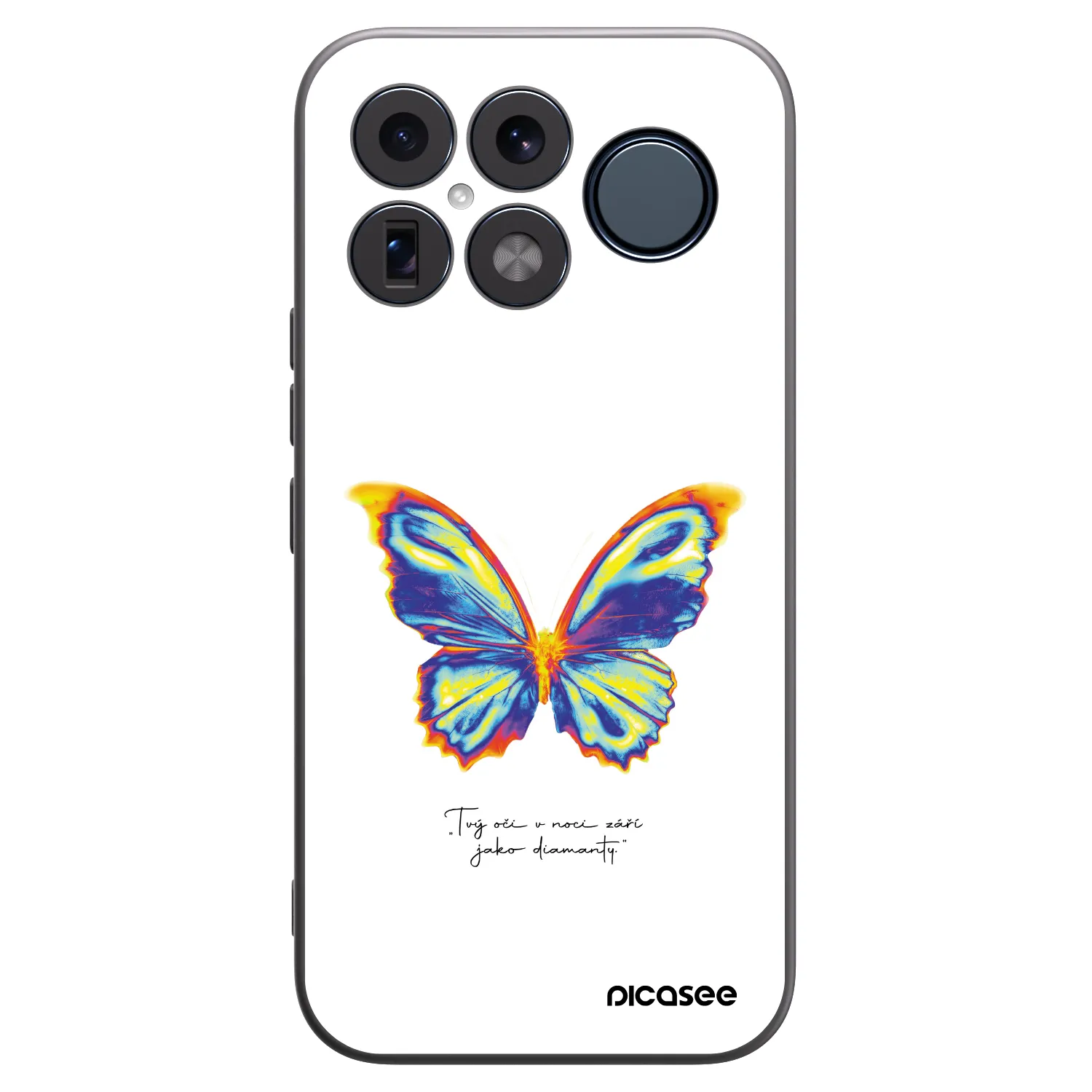 Picasee silikonový černý obal pro Xiaomi Poco F8 Ultra - Diamanty White