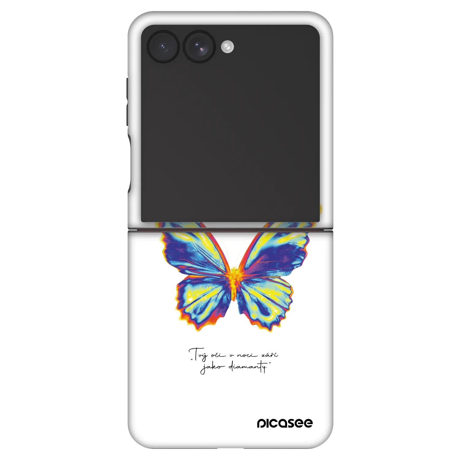 Picasee Fashion Case pro Samsung Galaxy Z Flip7 5G - Diamanty White