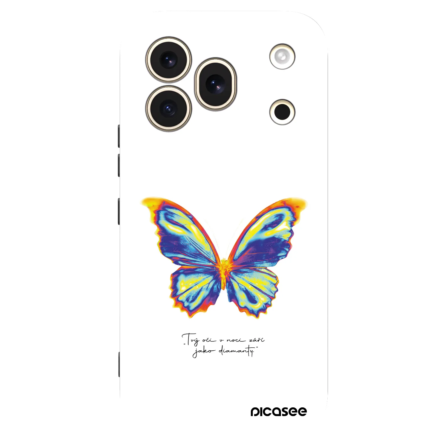 Picasee silikonový černý obal pro Honor 600 Pro - Diamanty White
